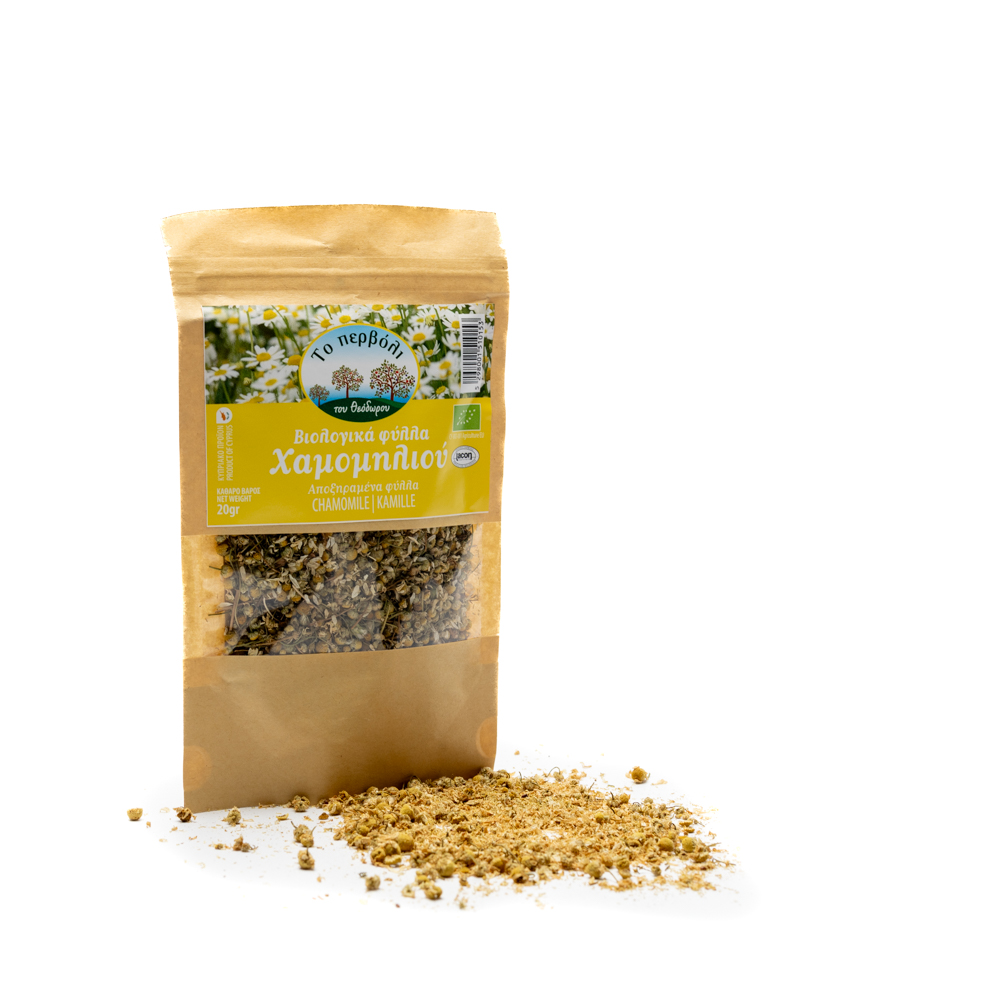 Džiovinti ramunėlių žiedai