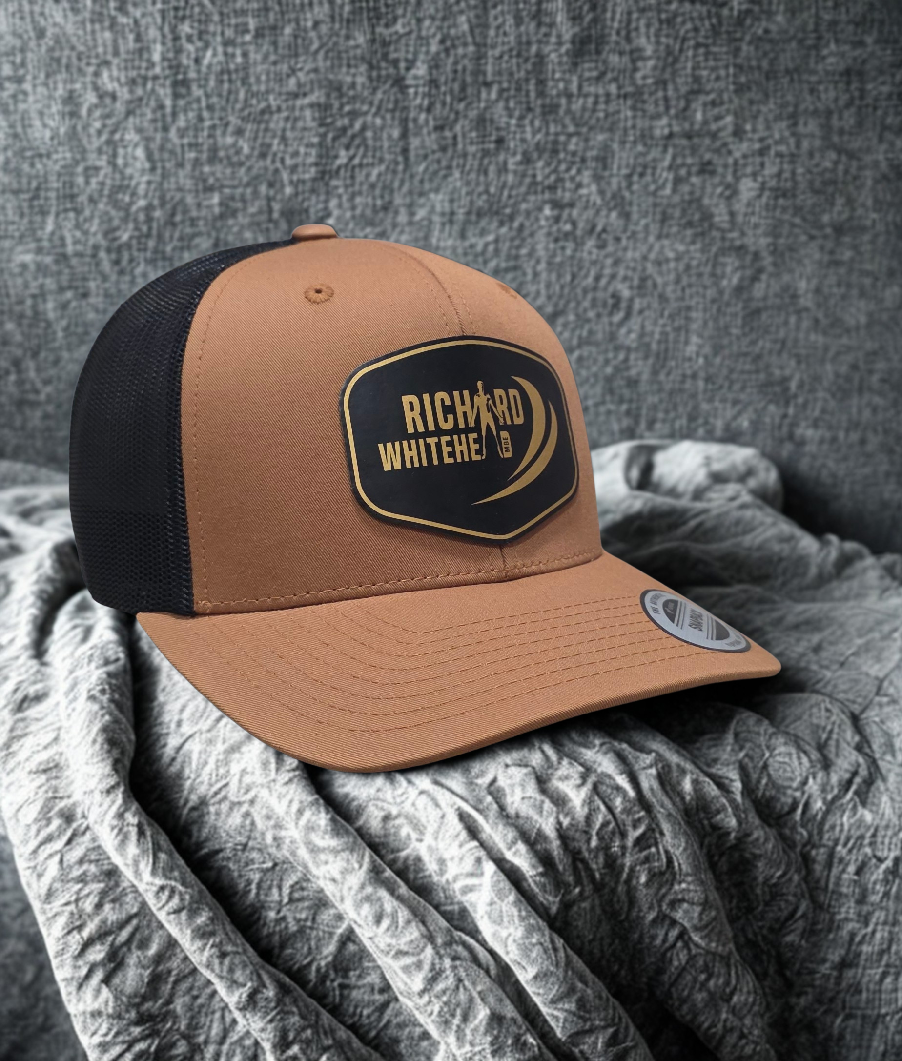 Richard Whitehead Caramel/Black Trucker Cap