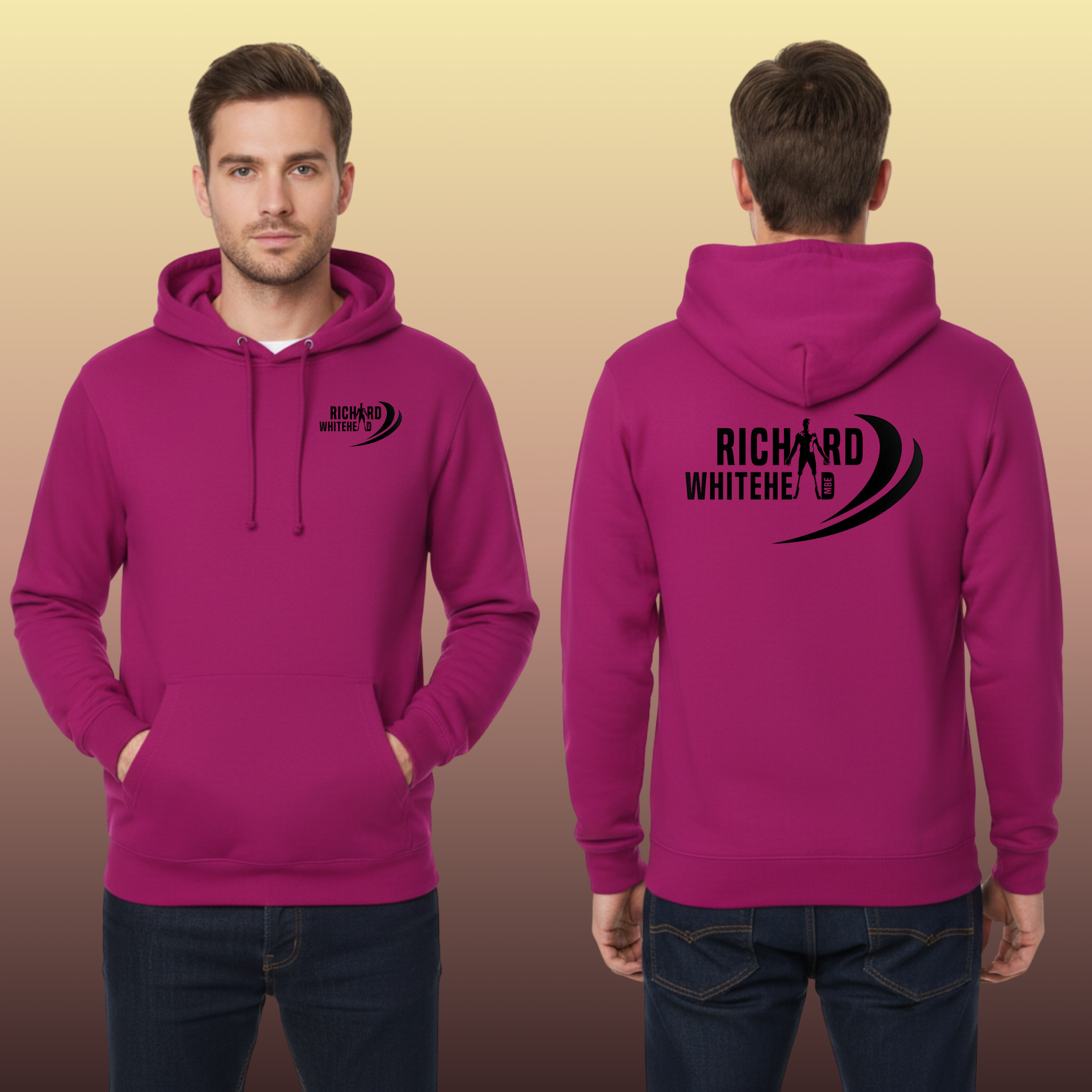 Richard Whitehead Fuchsia Pink Hoodie