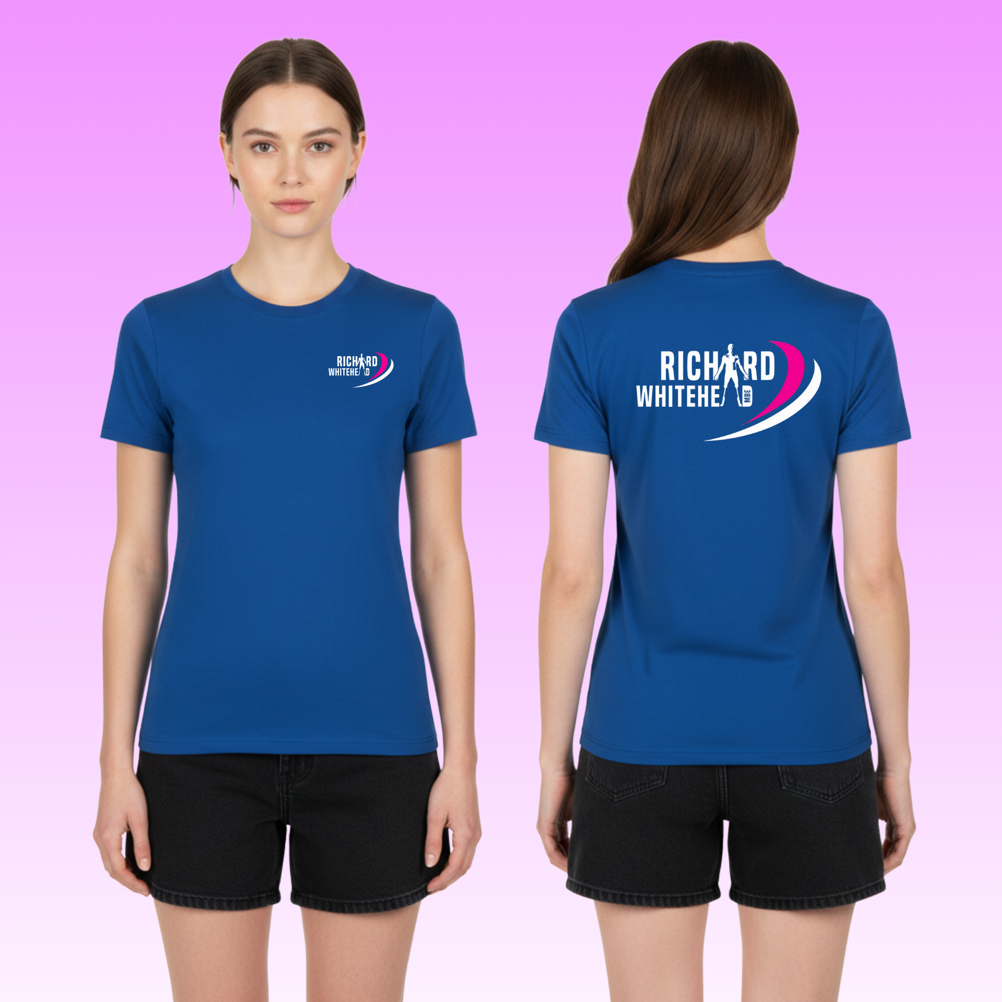 Richard Whitehead Royal Blue 100% Pureprint T-Shirt