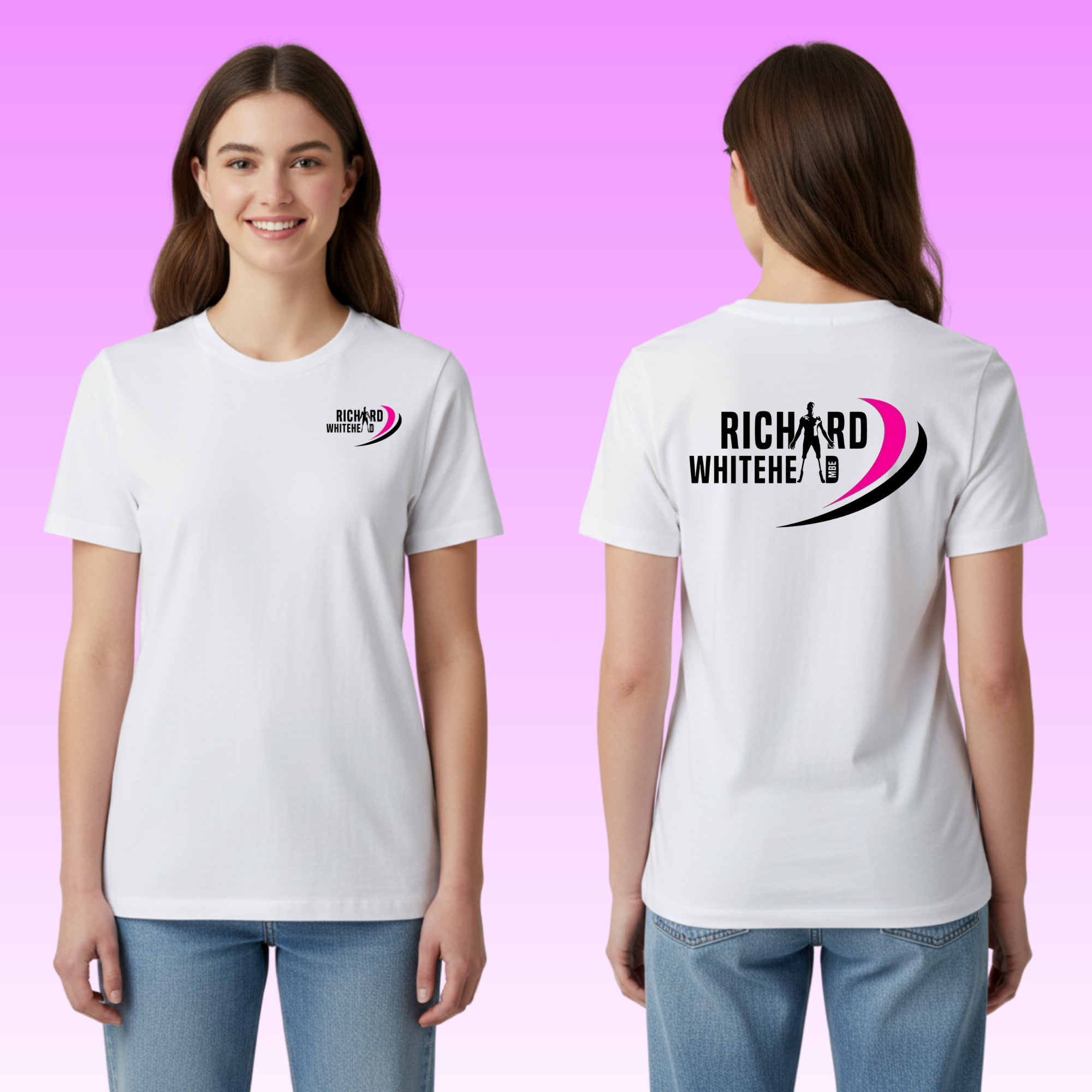 Richard Whitehead White 100% Pureprint T-Shirt