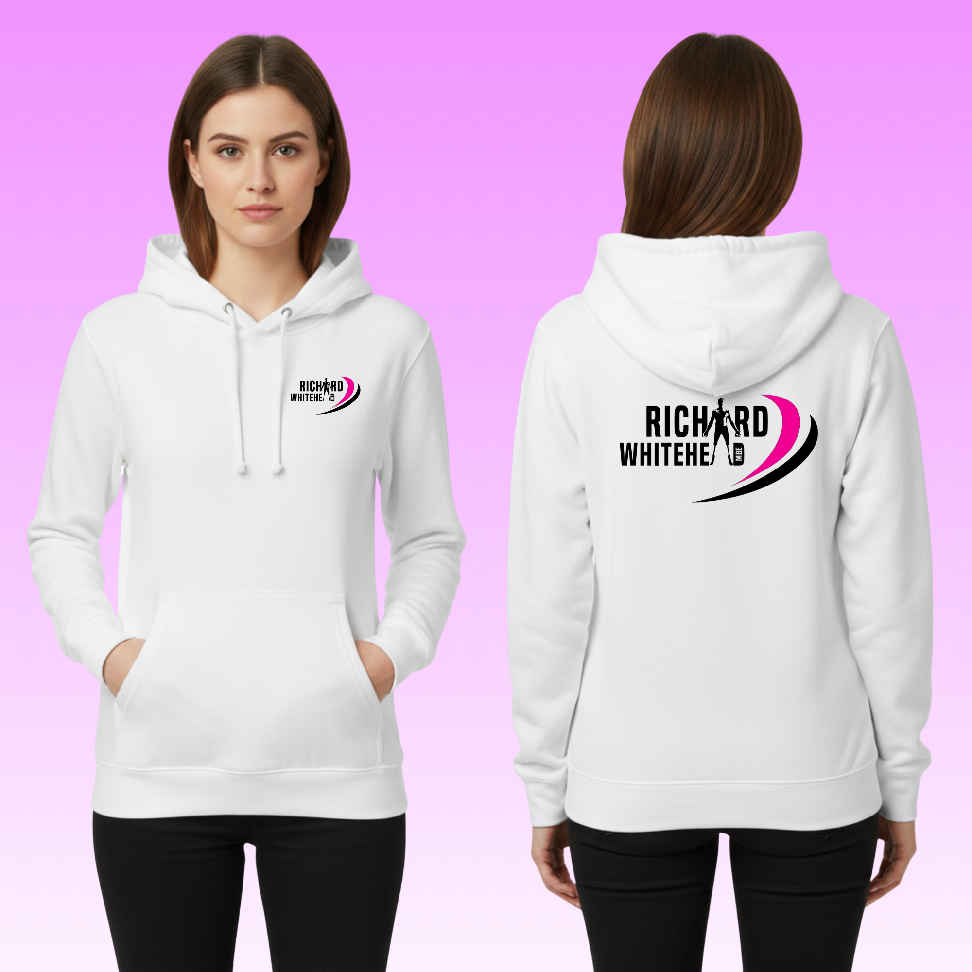 Richard Whitehead White Hoodie