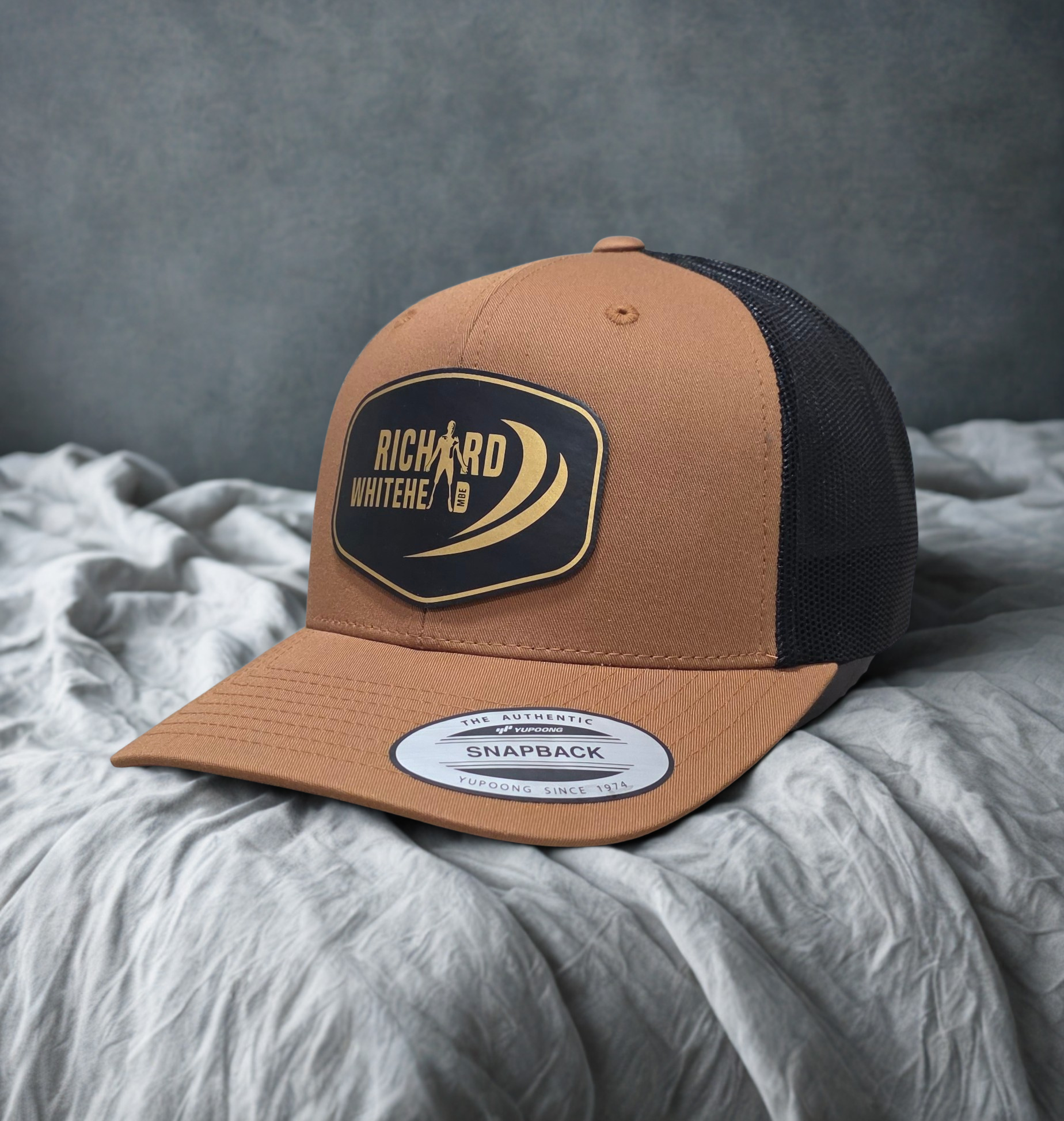 Richard Whitehead Caramel/Black Trucker Cap