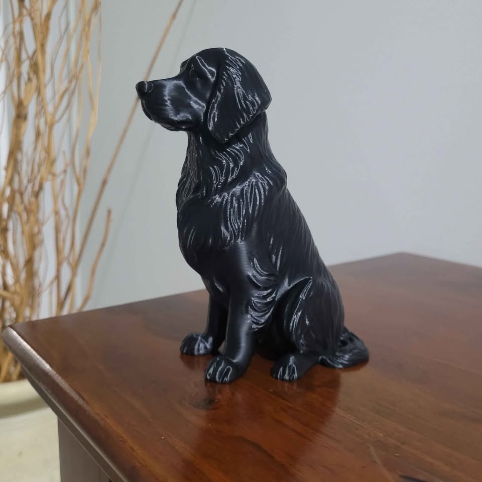Golden Retriever Dog Statue