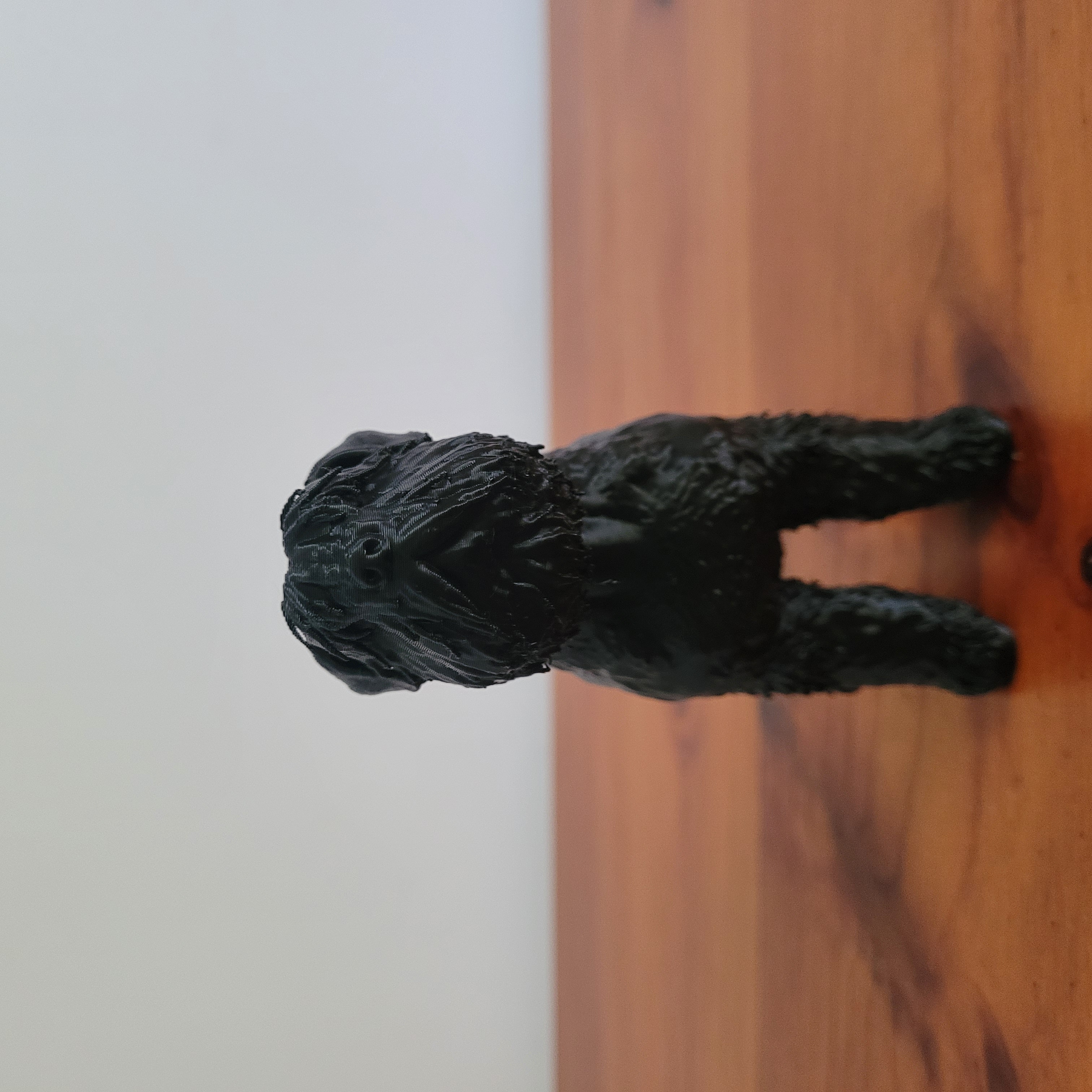 Black Russian Terrier Dog Statue