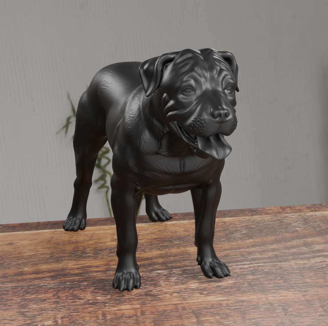 Boerboel Dog Statue