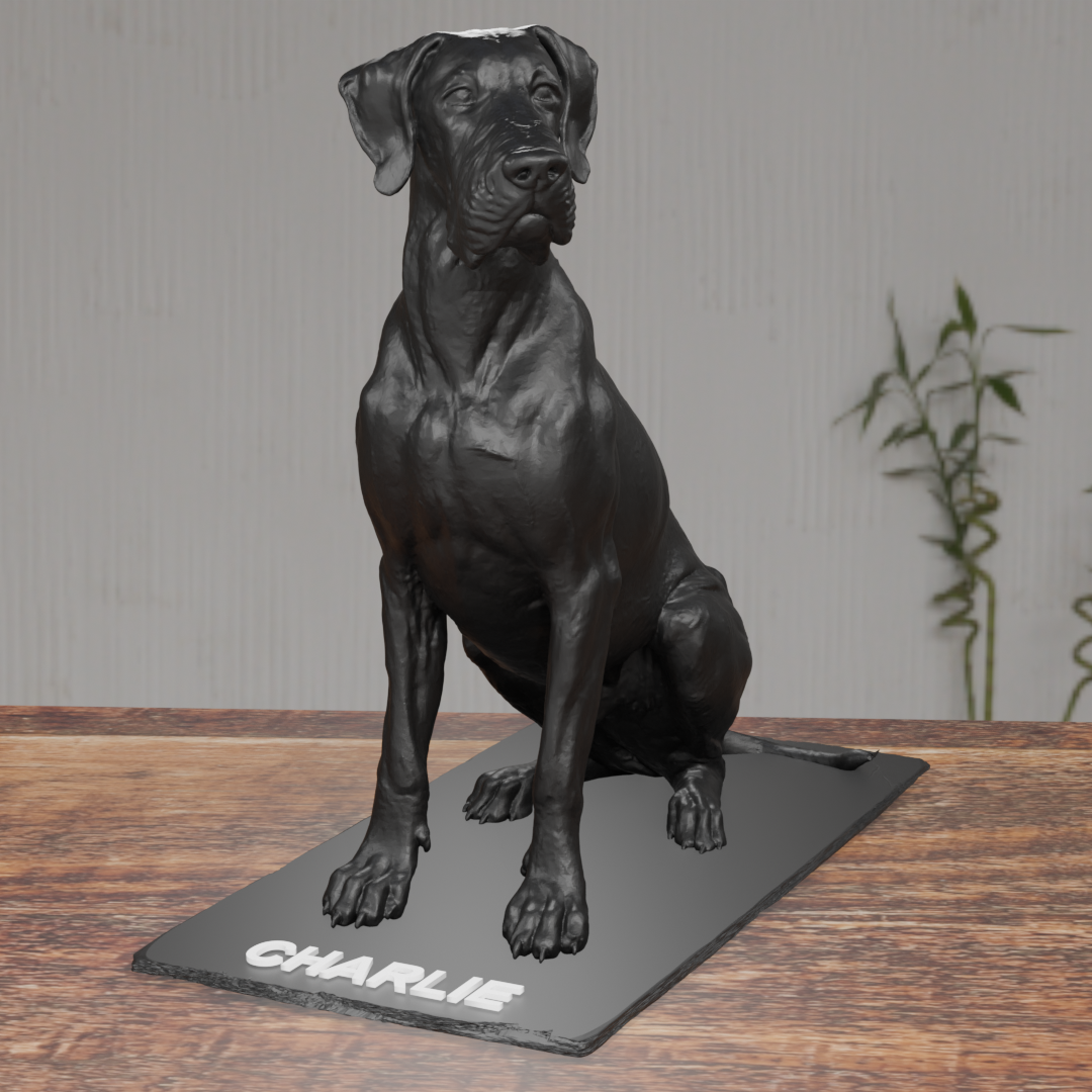 Great Dane Dog Statue