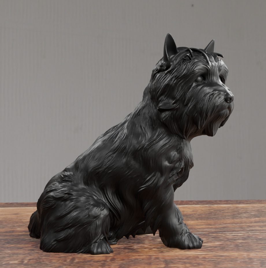 Cairn Terrier Dog Statue