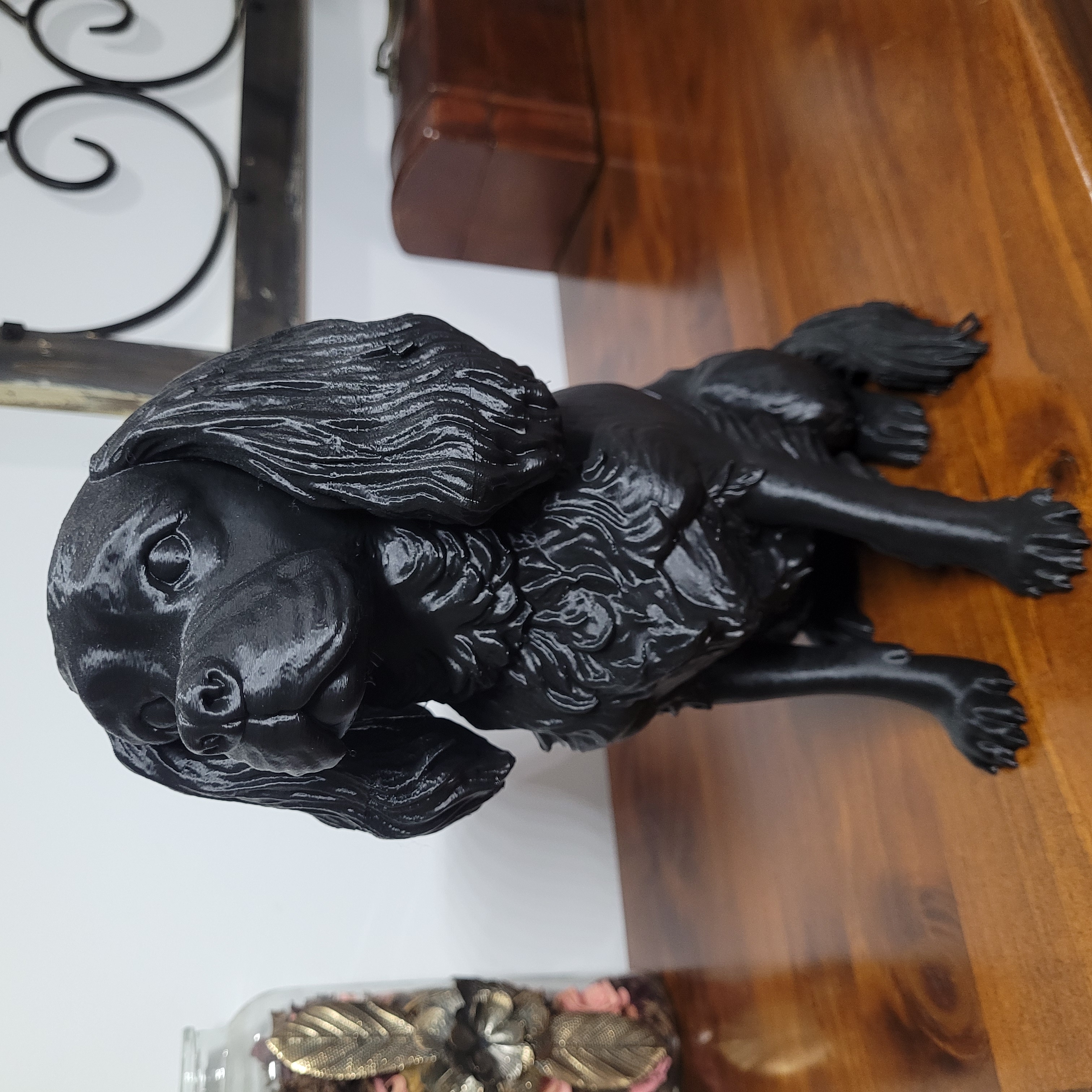 King Charles Cavalier Dog Statue