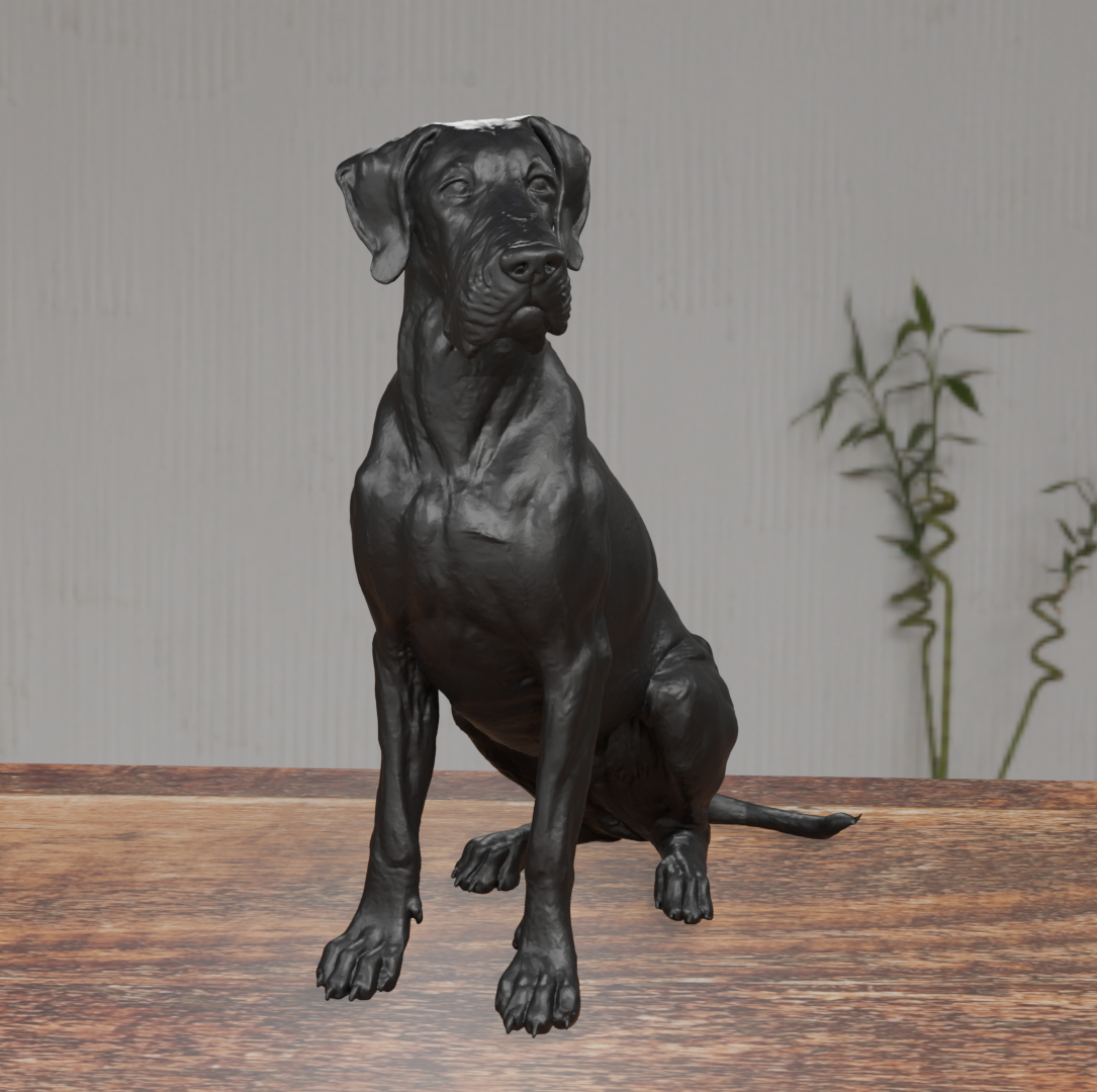Great Dane Dog Statue