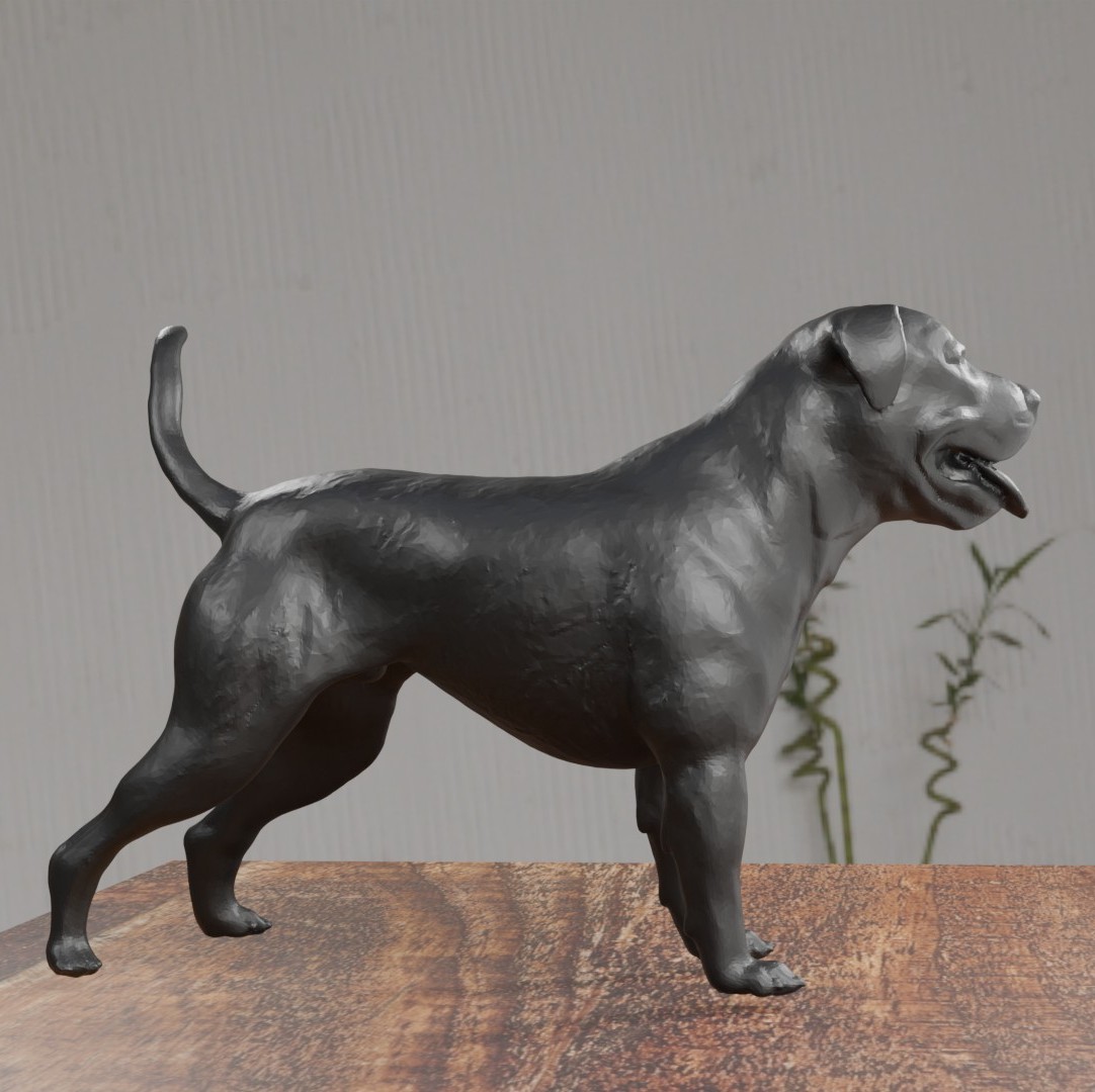 Staffordshire Dog Statue - Staffy Design 03
