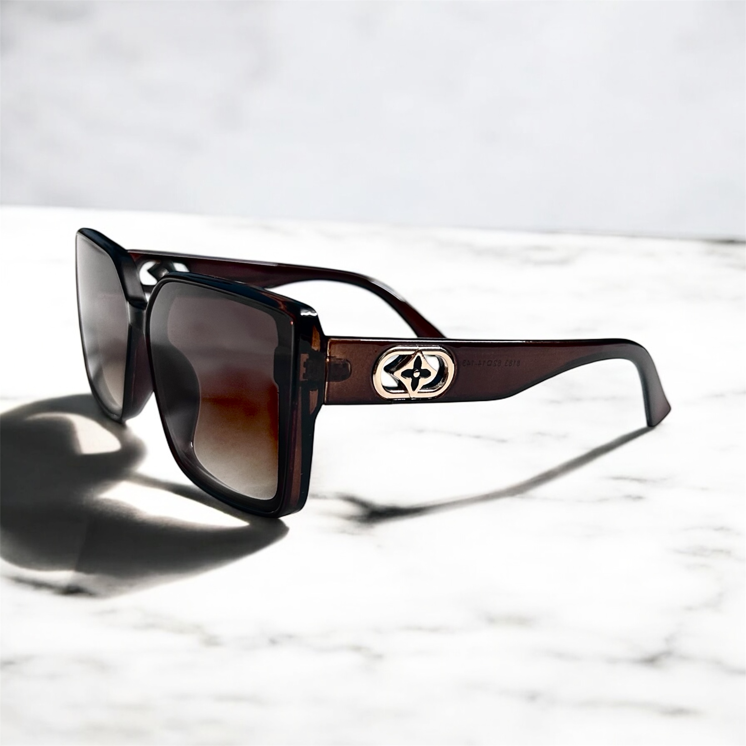 Square Brown Sunglasses