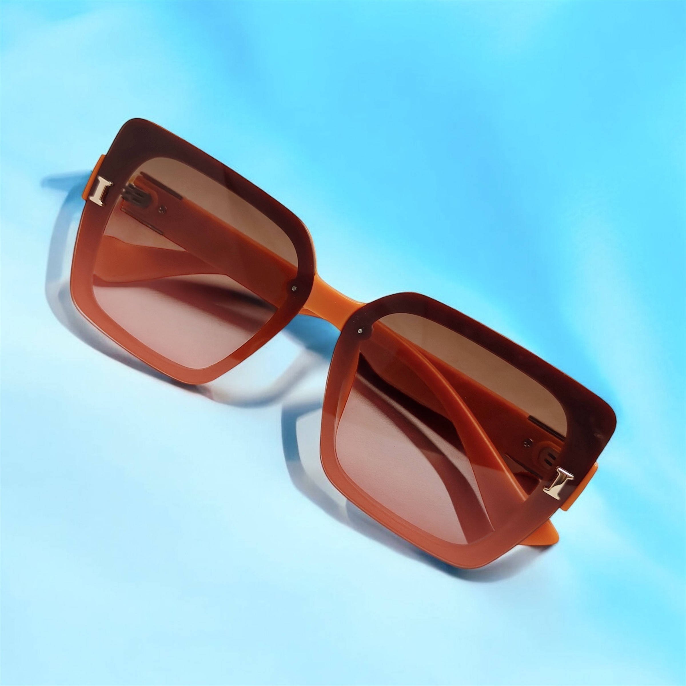 Orange Square Sunglass