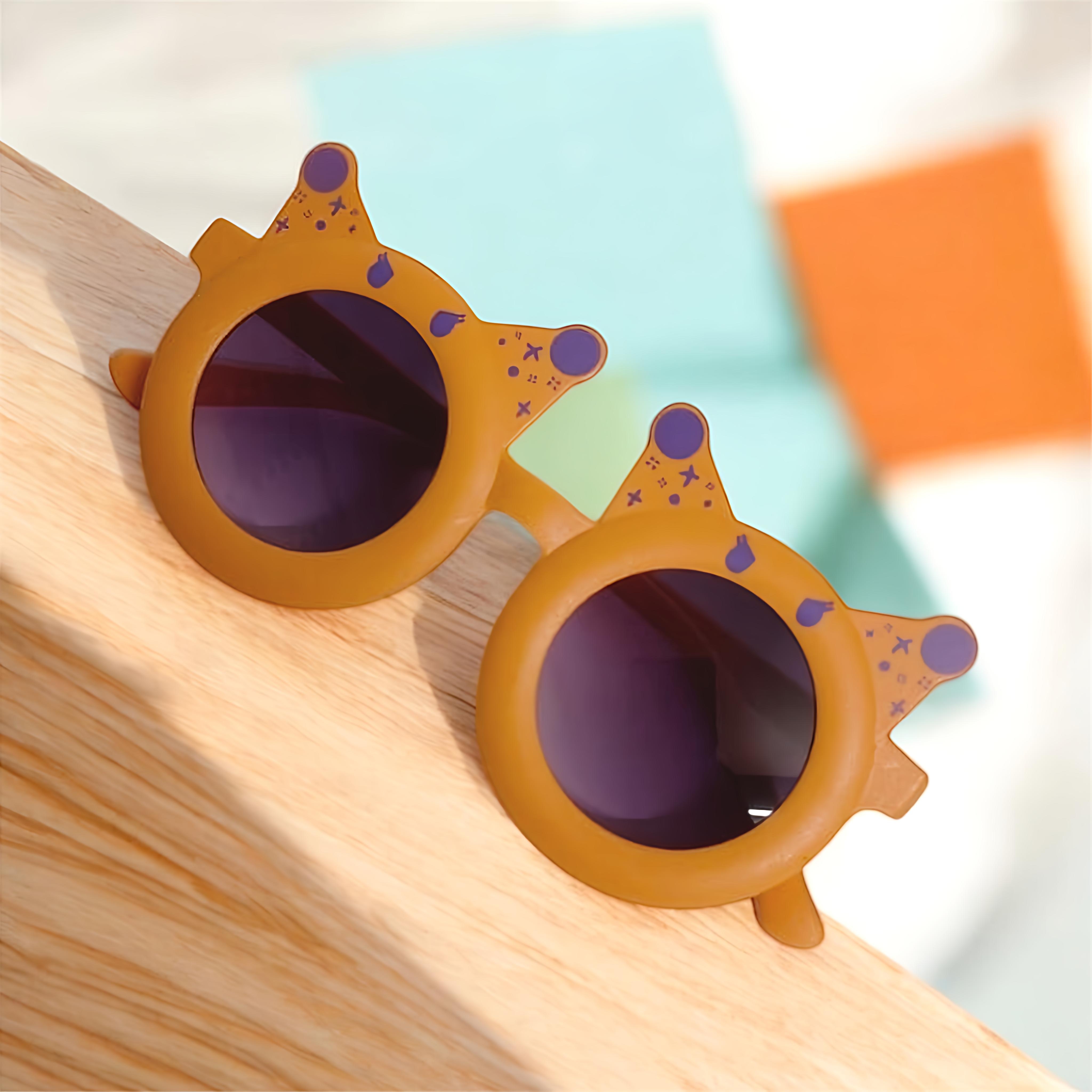 Mustard Yellow Kitty Ears Sunglasses