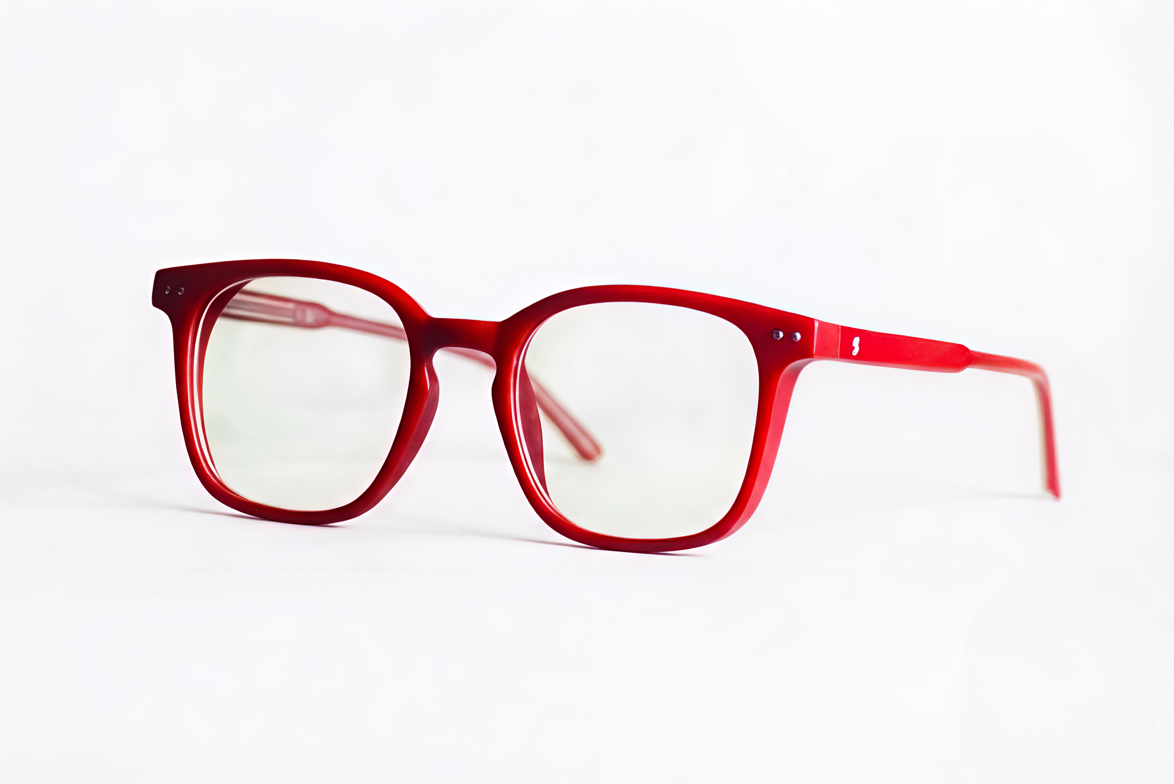 Bold Red Eyeglasses