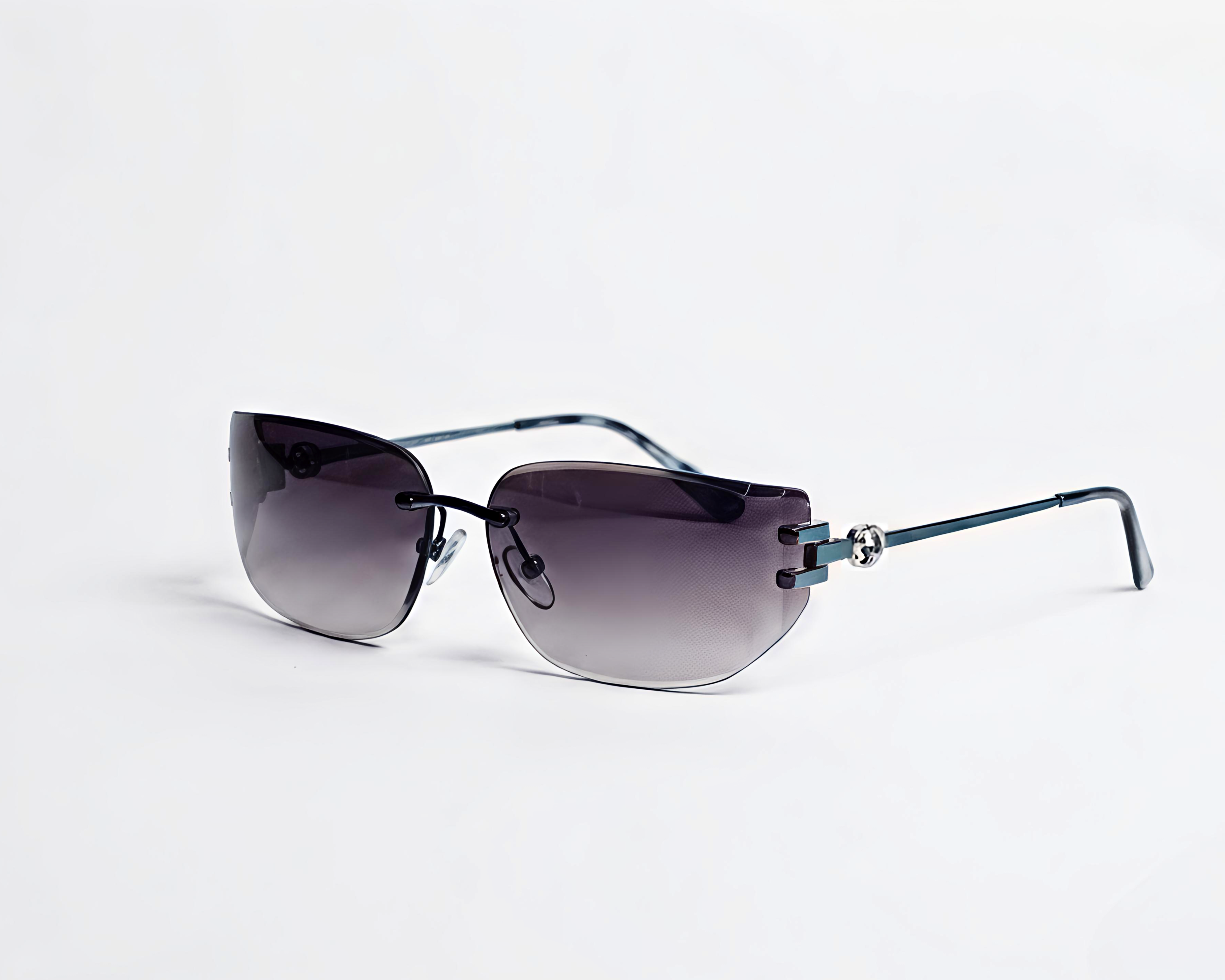 Matrix Rimless Wrap Sunglasses