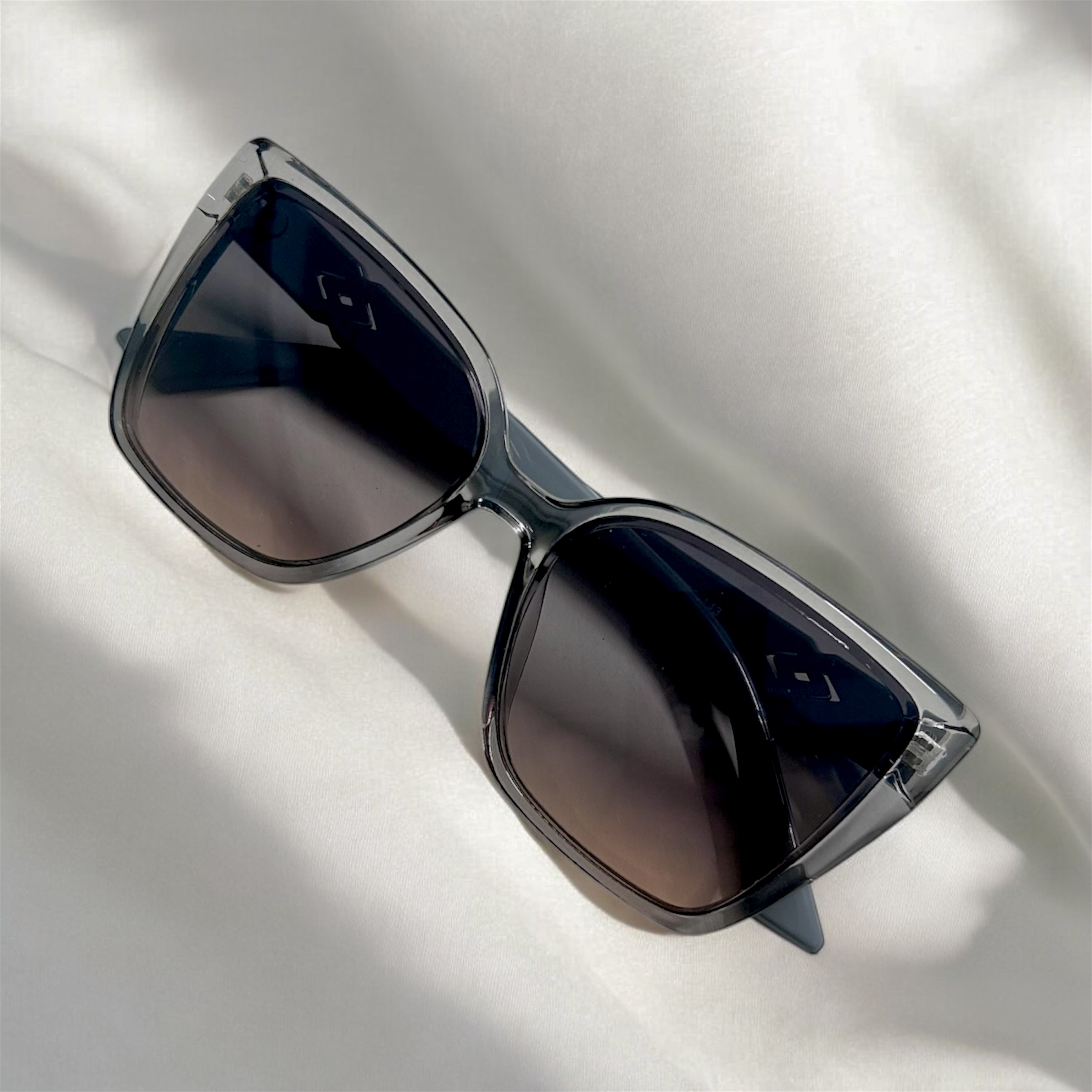 Grey Oversized Sunglasses