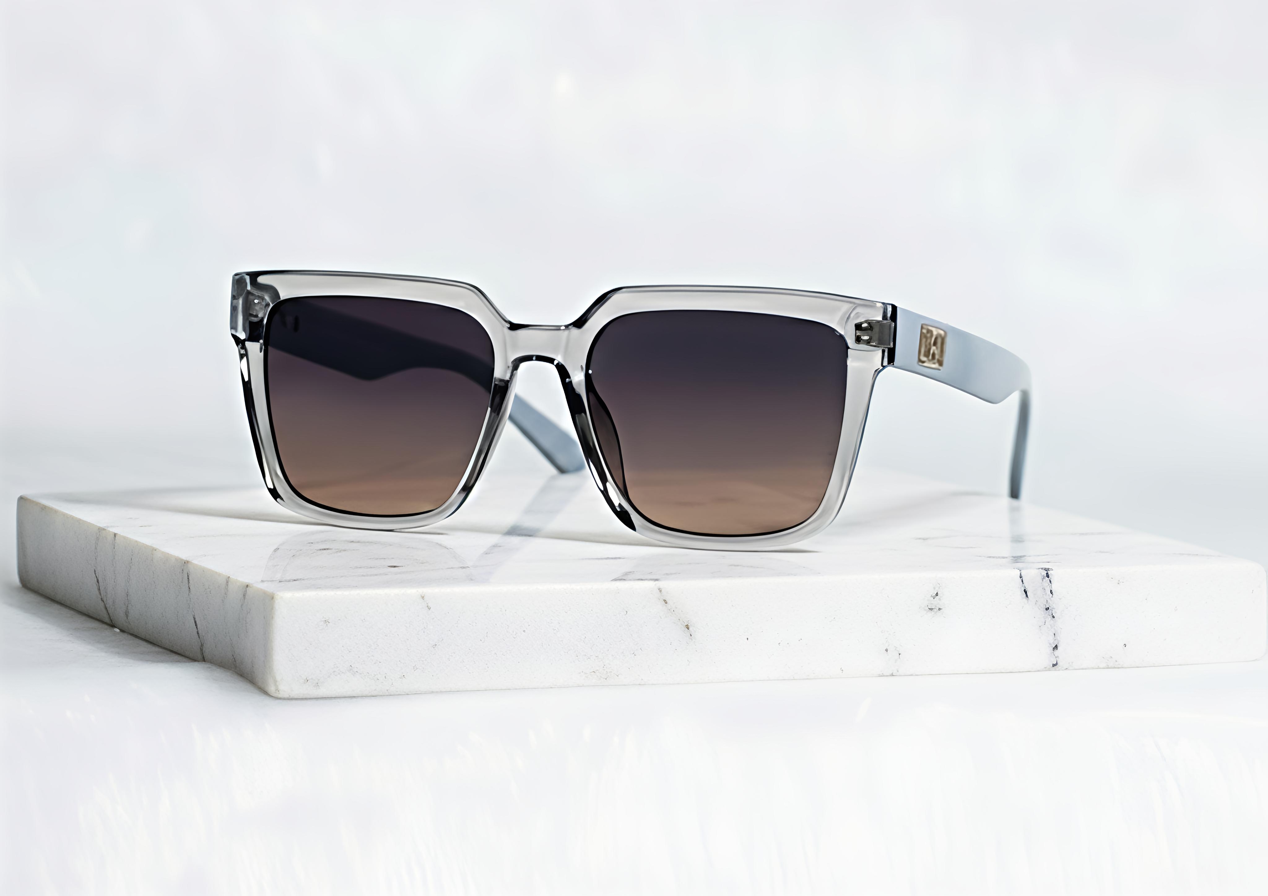 Crystal Grey Frame Sunglasses