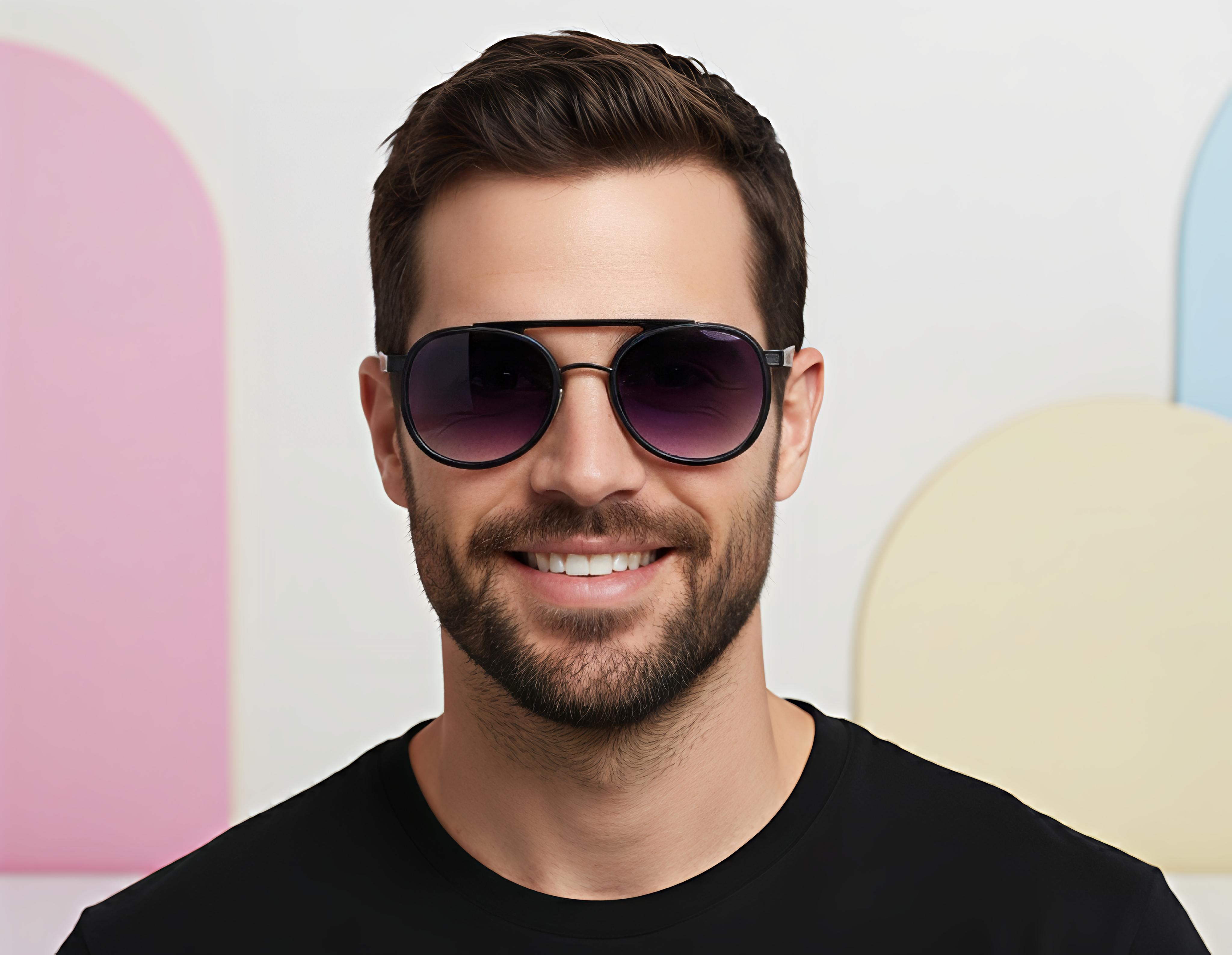 Stylish Black Men Sunglasses