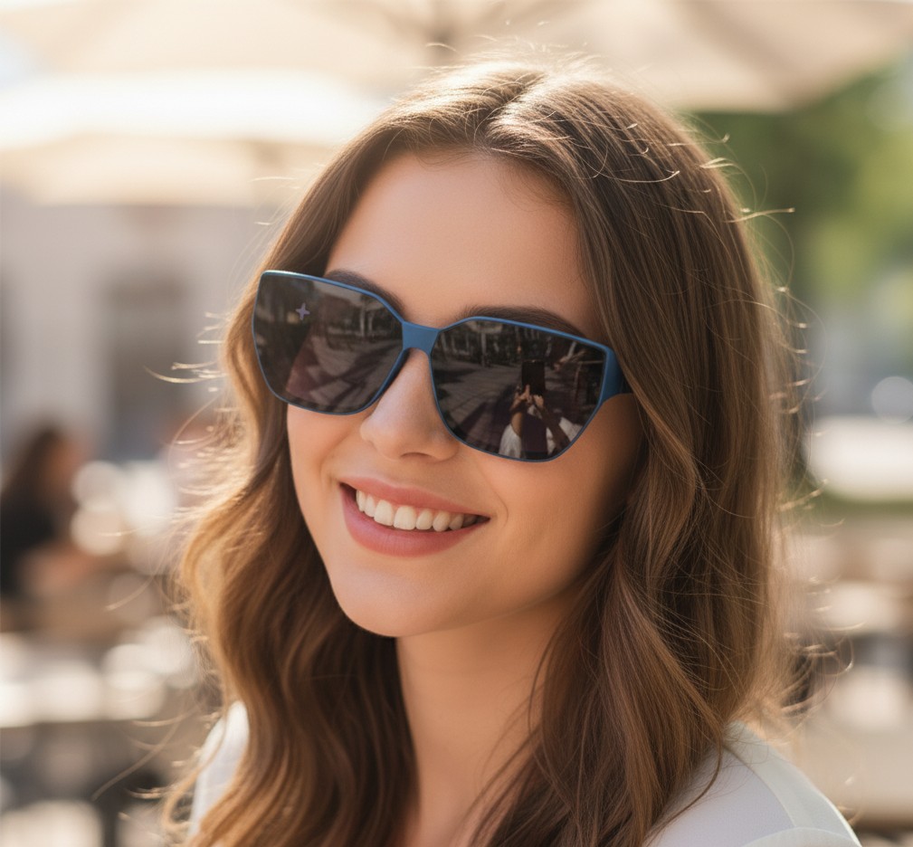 Blue Designer Sunglasses