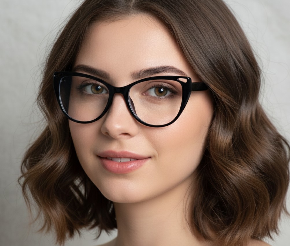 Classic Black Cat-eye spectacles