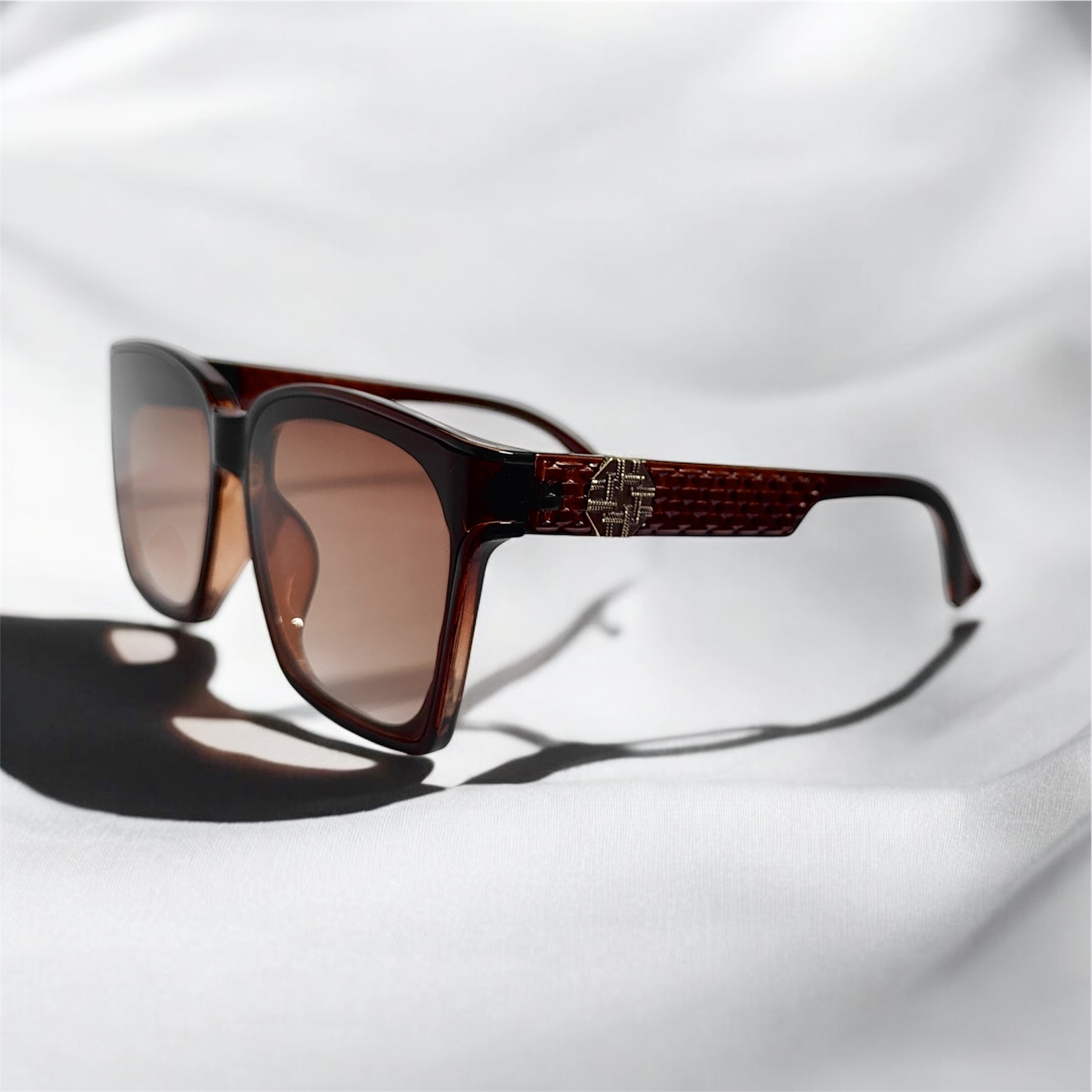 Stylish Oversized Brown Sunglasses