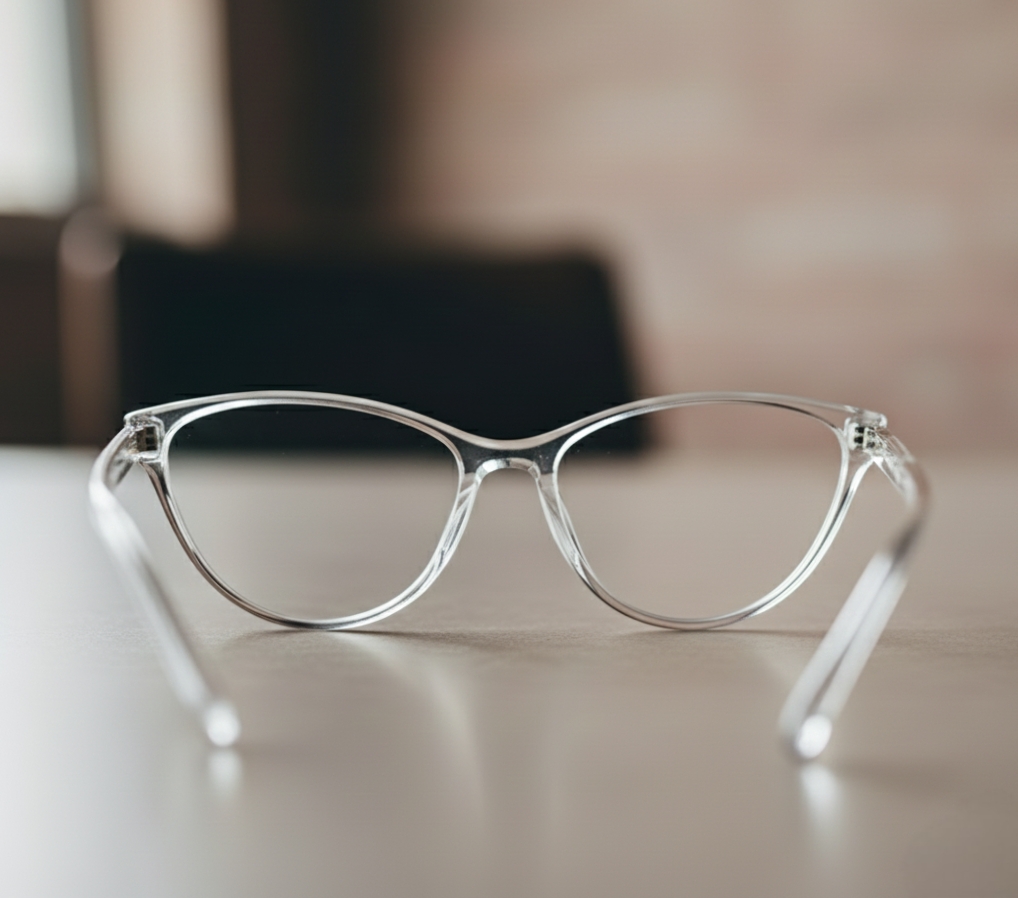 Clear Cat-eye Frame Eyeglasses