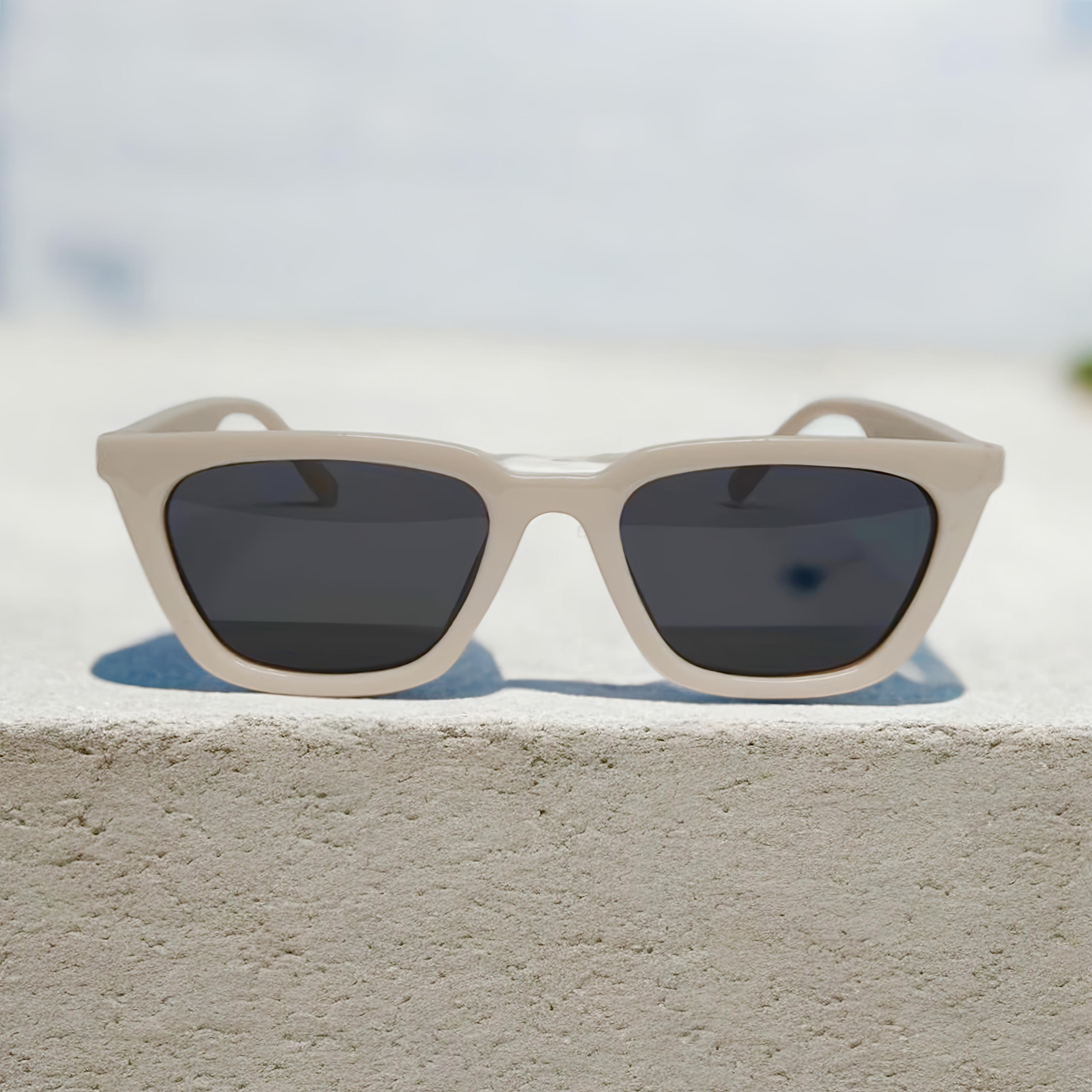 Cream-White Sunglasses