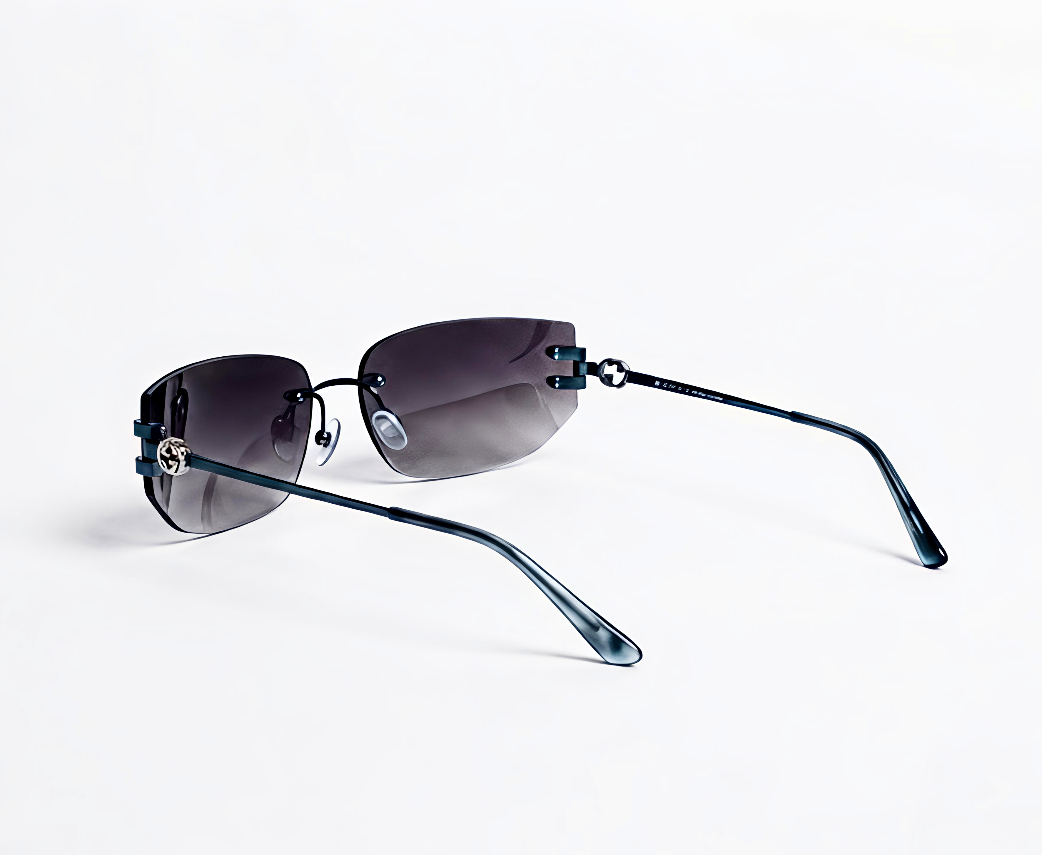 Matrix Rimless Wrap Sunglasses