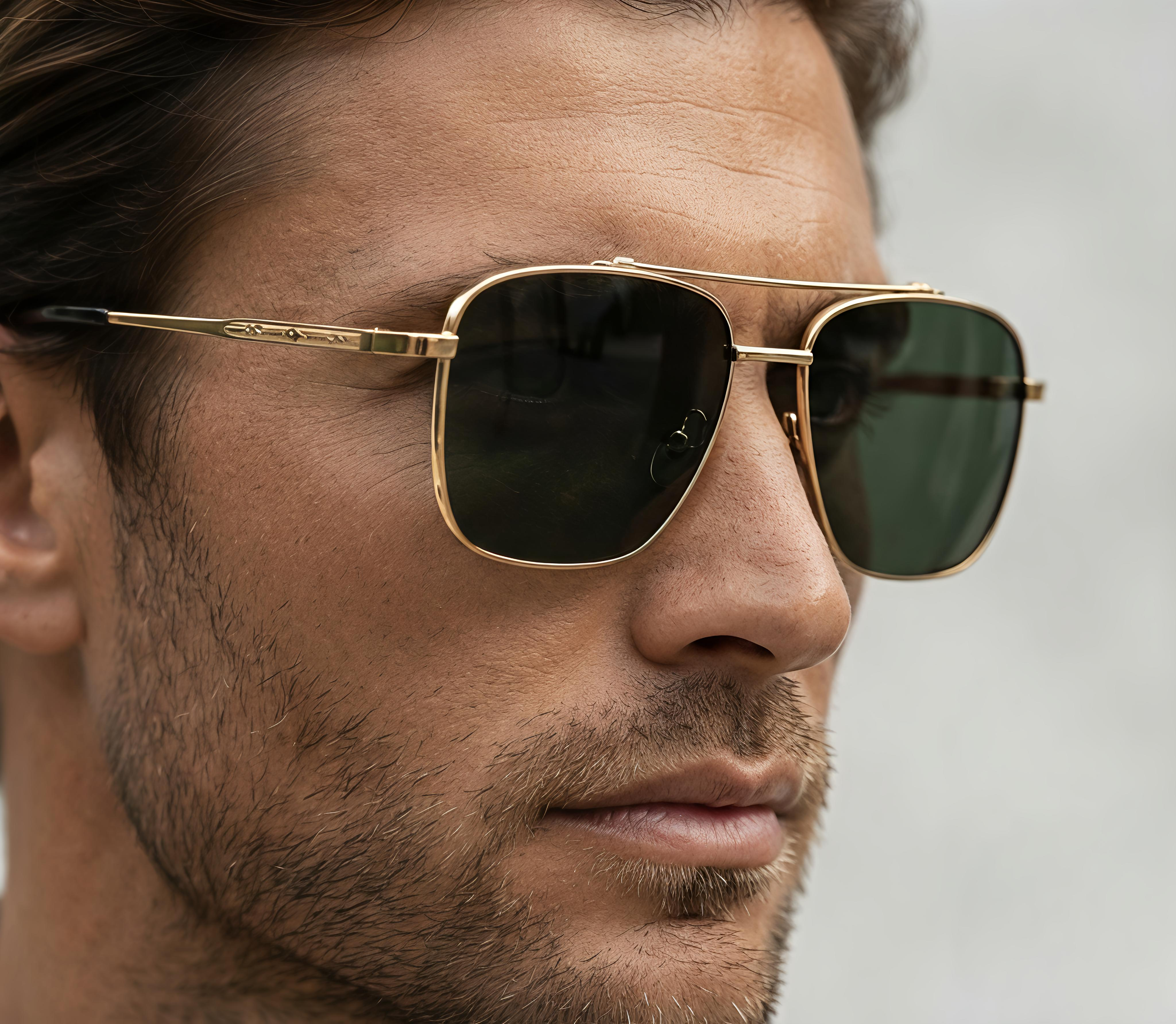 Semi Square Navigator Sunglasses
