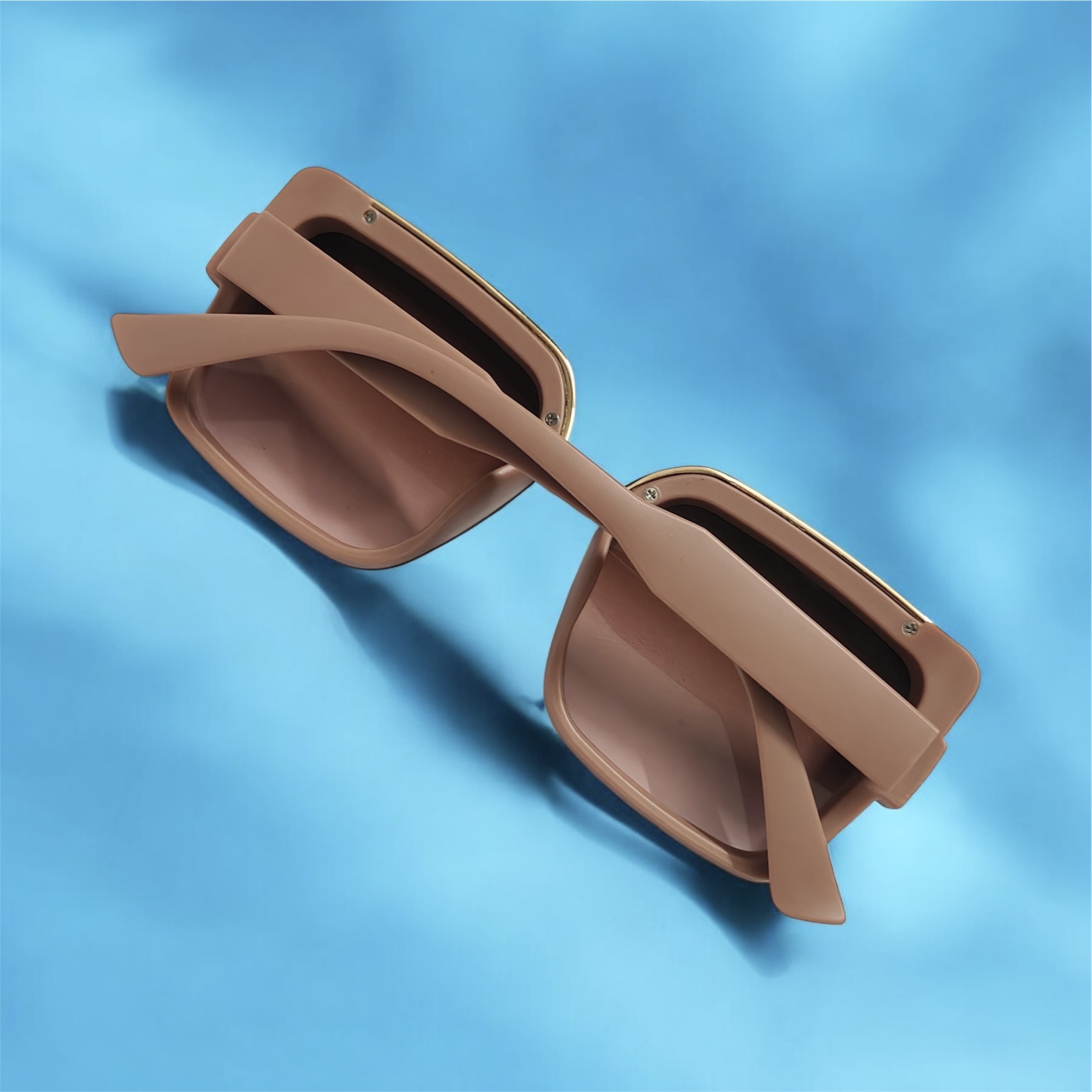 Square Oversized Matte Dusty Rose Sunglasses