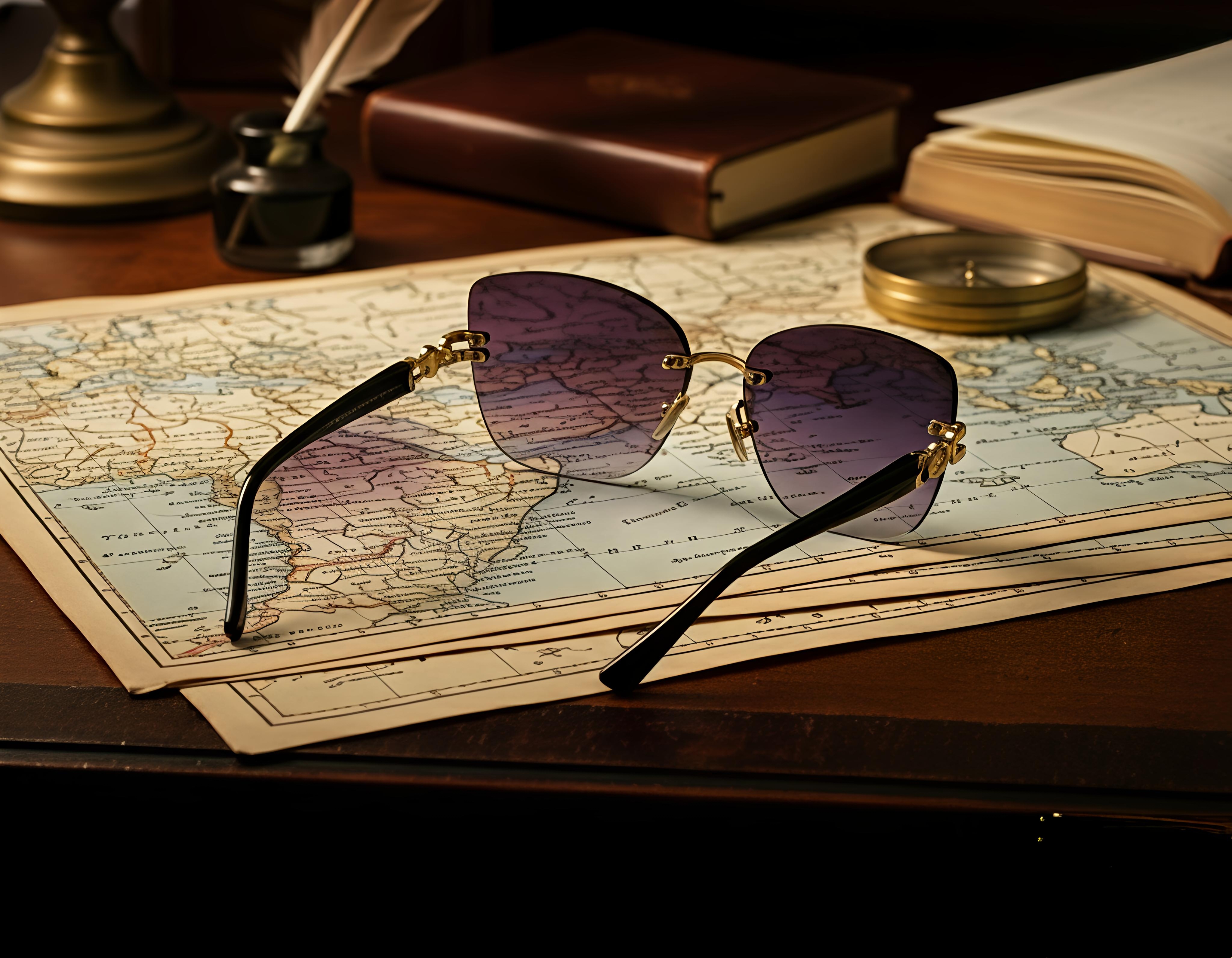 Luxury Purple Gradient Sunglasses