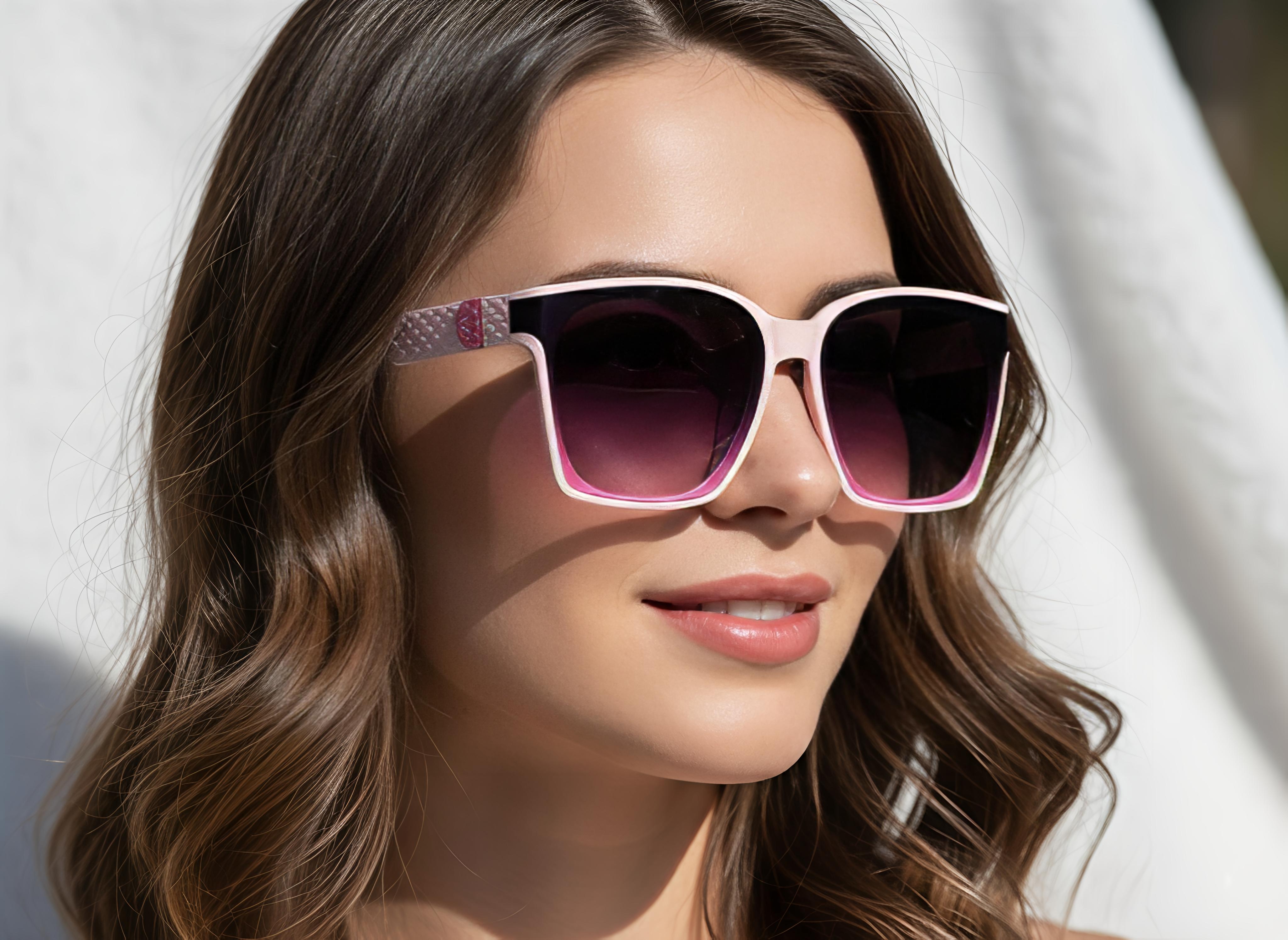 Pink Oversized Sunglasses