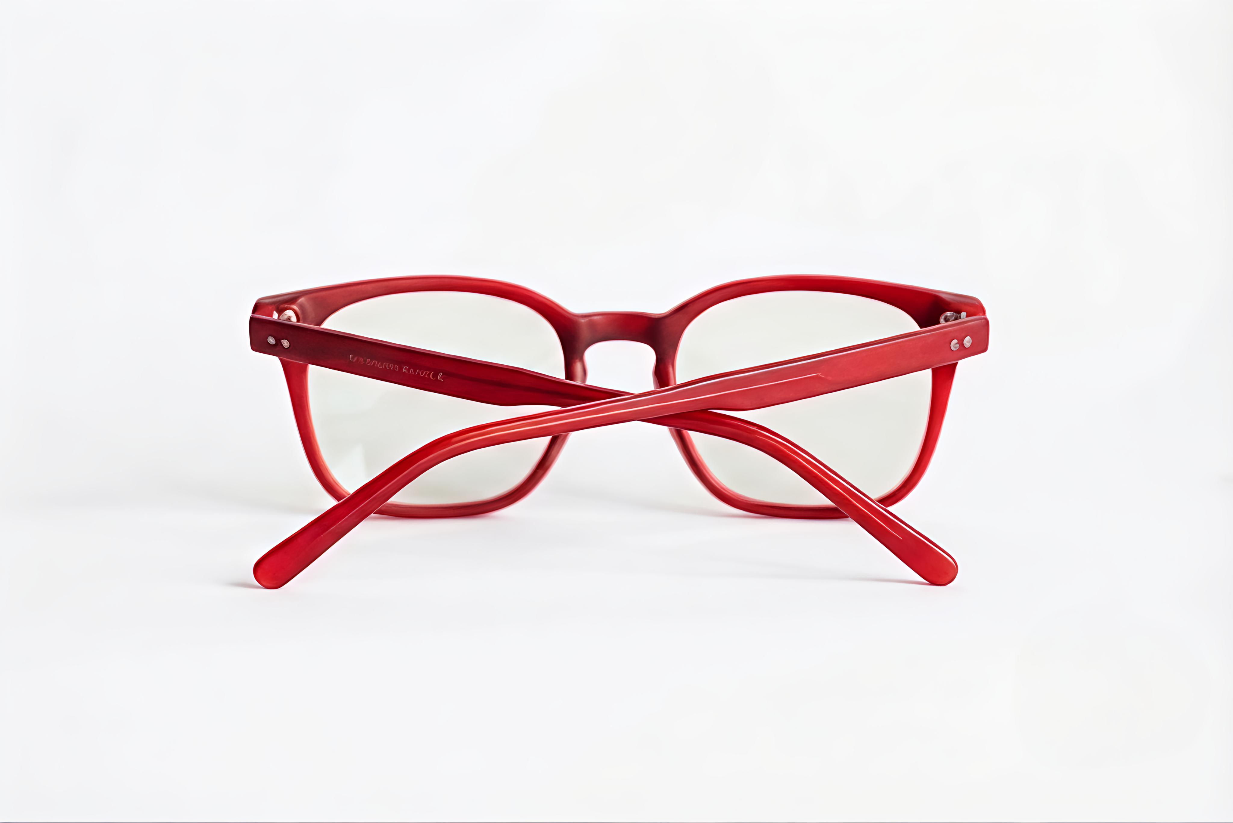 Bold Red Eyeglasses