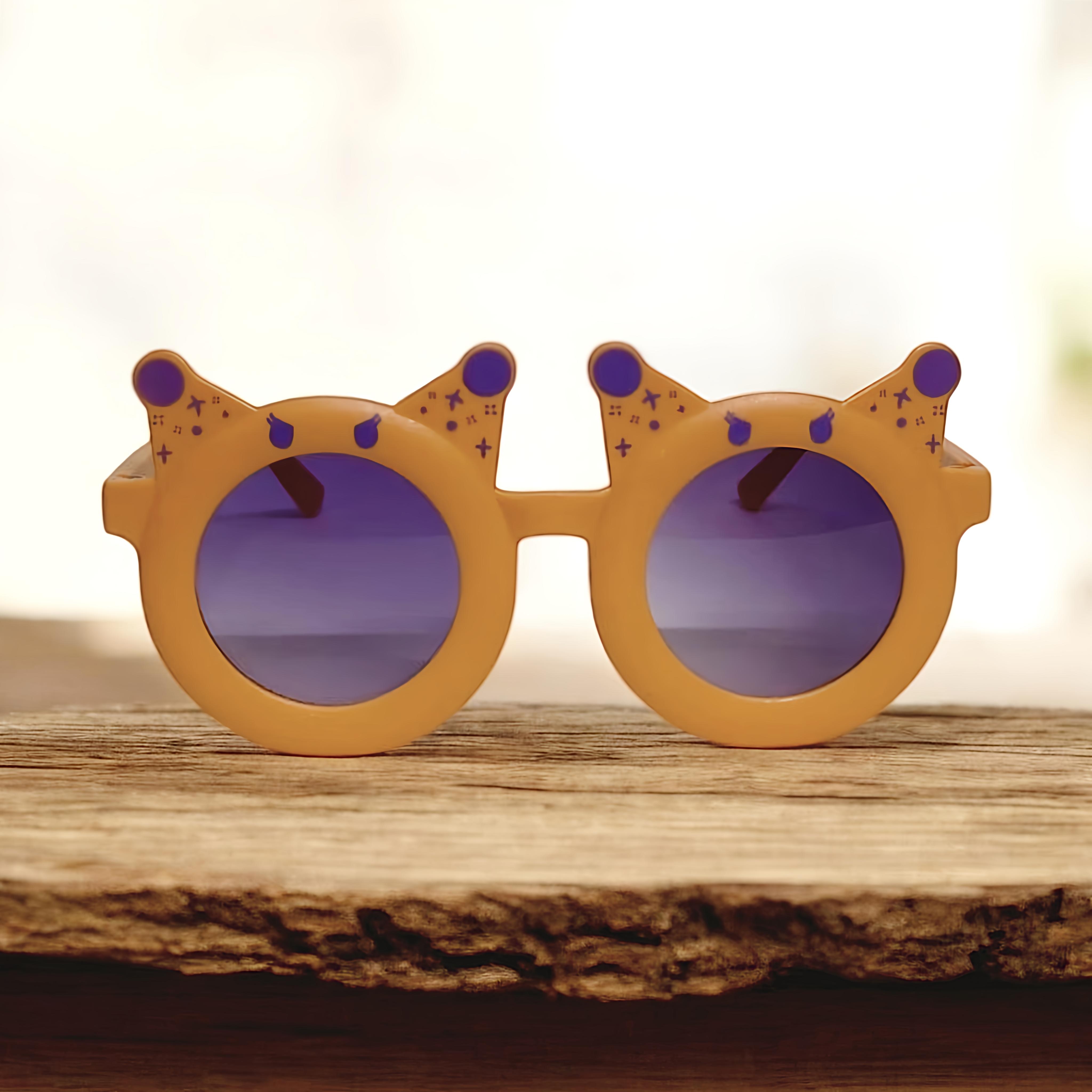 Mustard Yellow Kitty Ears Sunglasses
