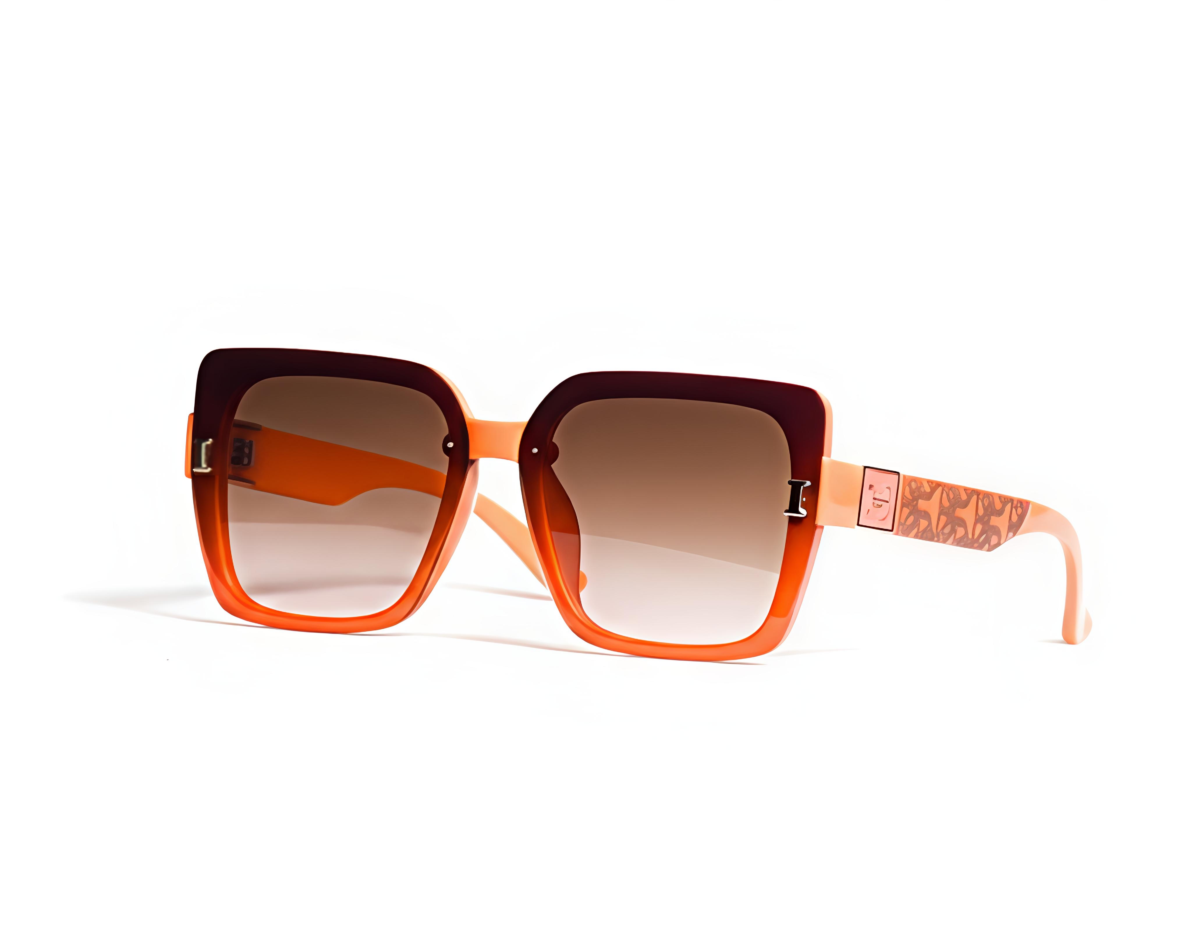 Orange Square Sunglass