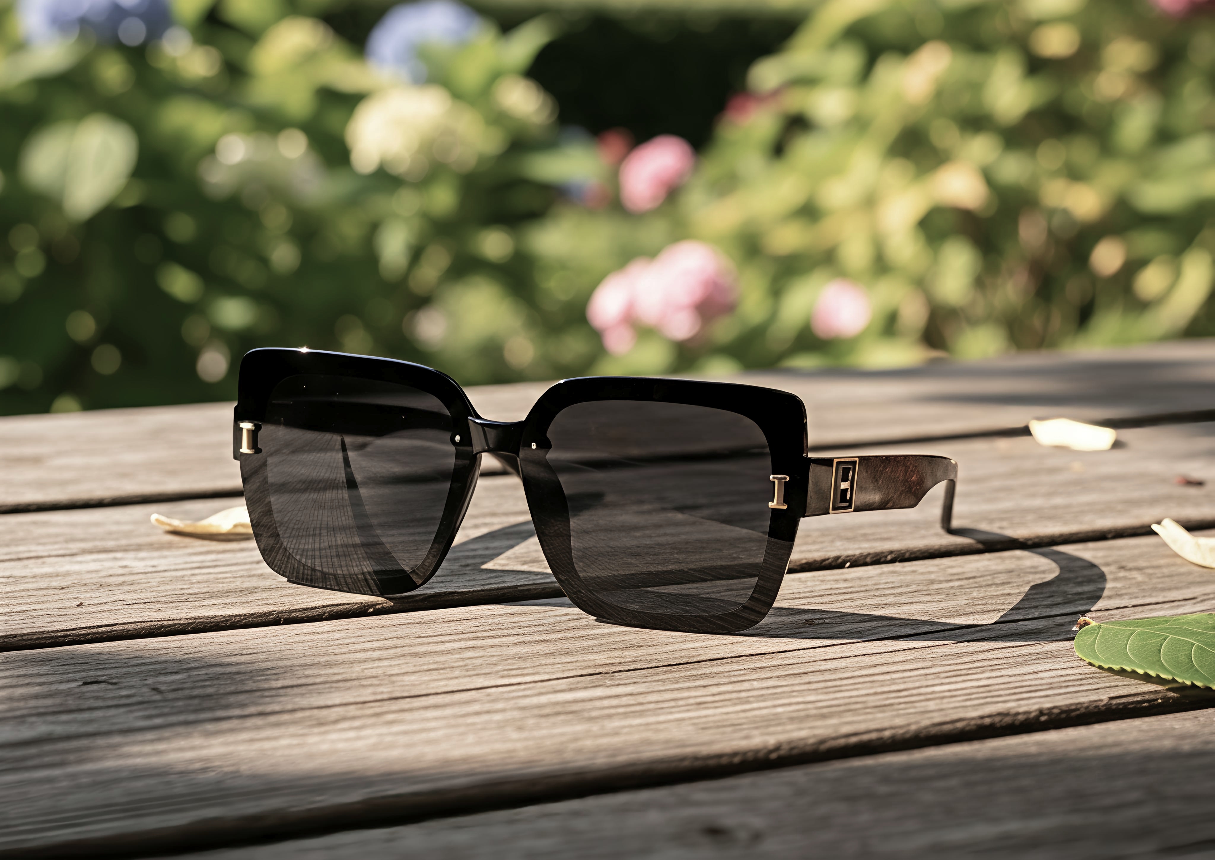 Stylish Z-Black Square Sunglasses