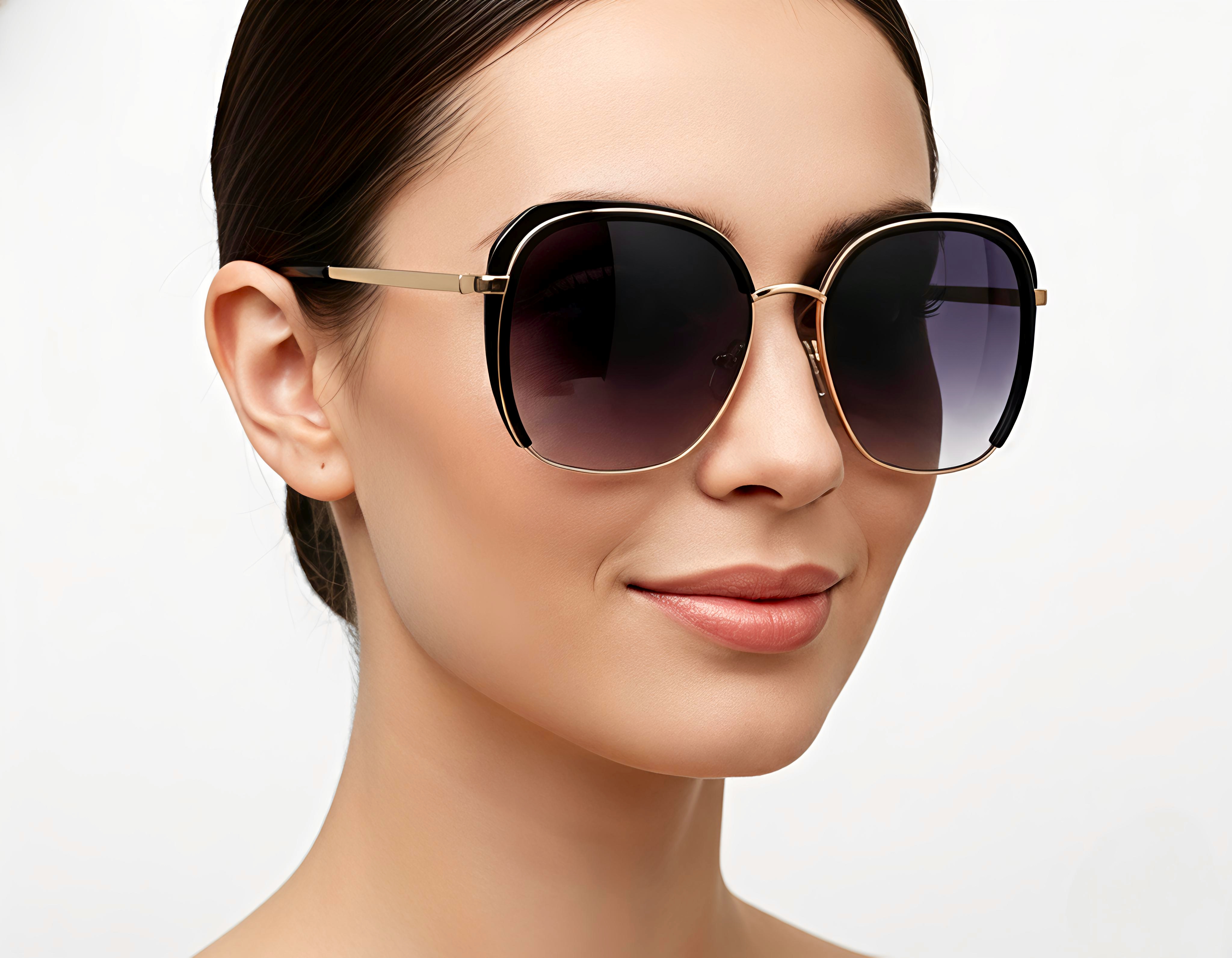 Exclusive Rounded-Square Sunglasses