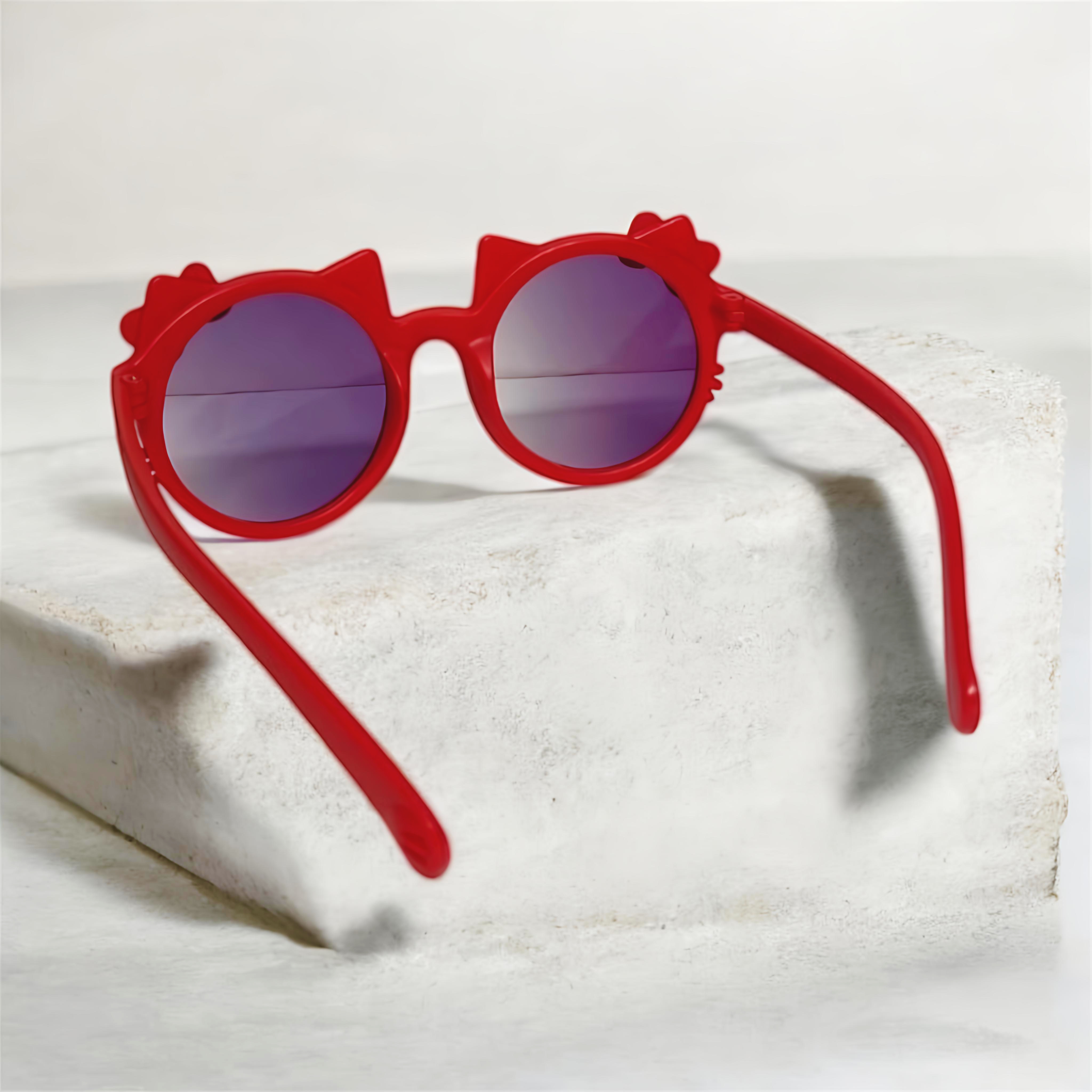 Cute Cat Ear Bow Kids Sunglasses