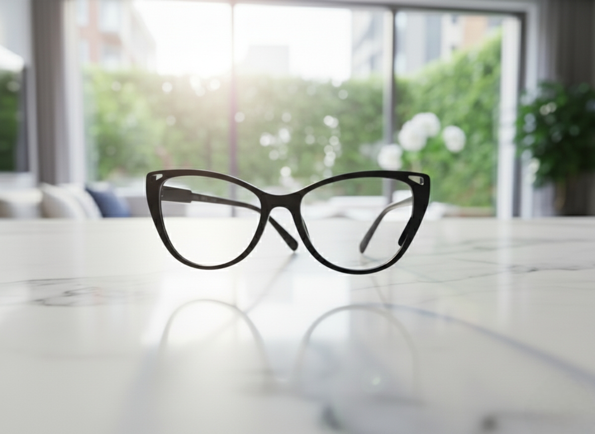 Classic Black Cat-eye spectacles