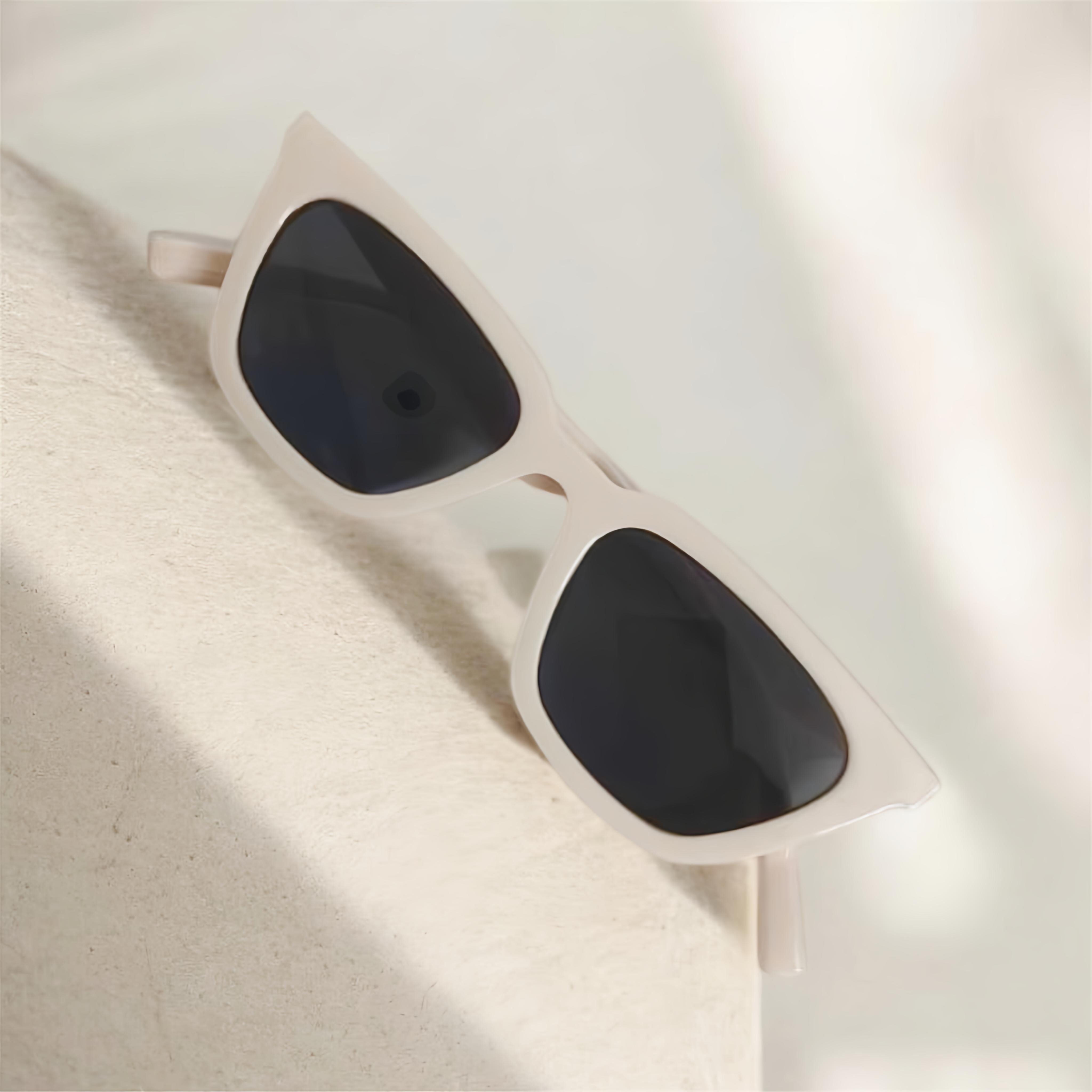 Cream-White Sunglasses