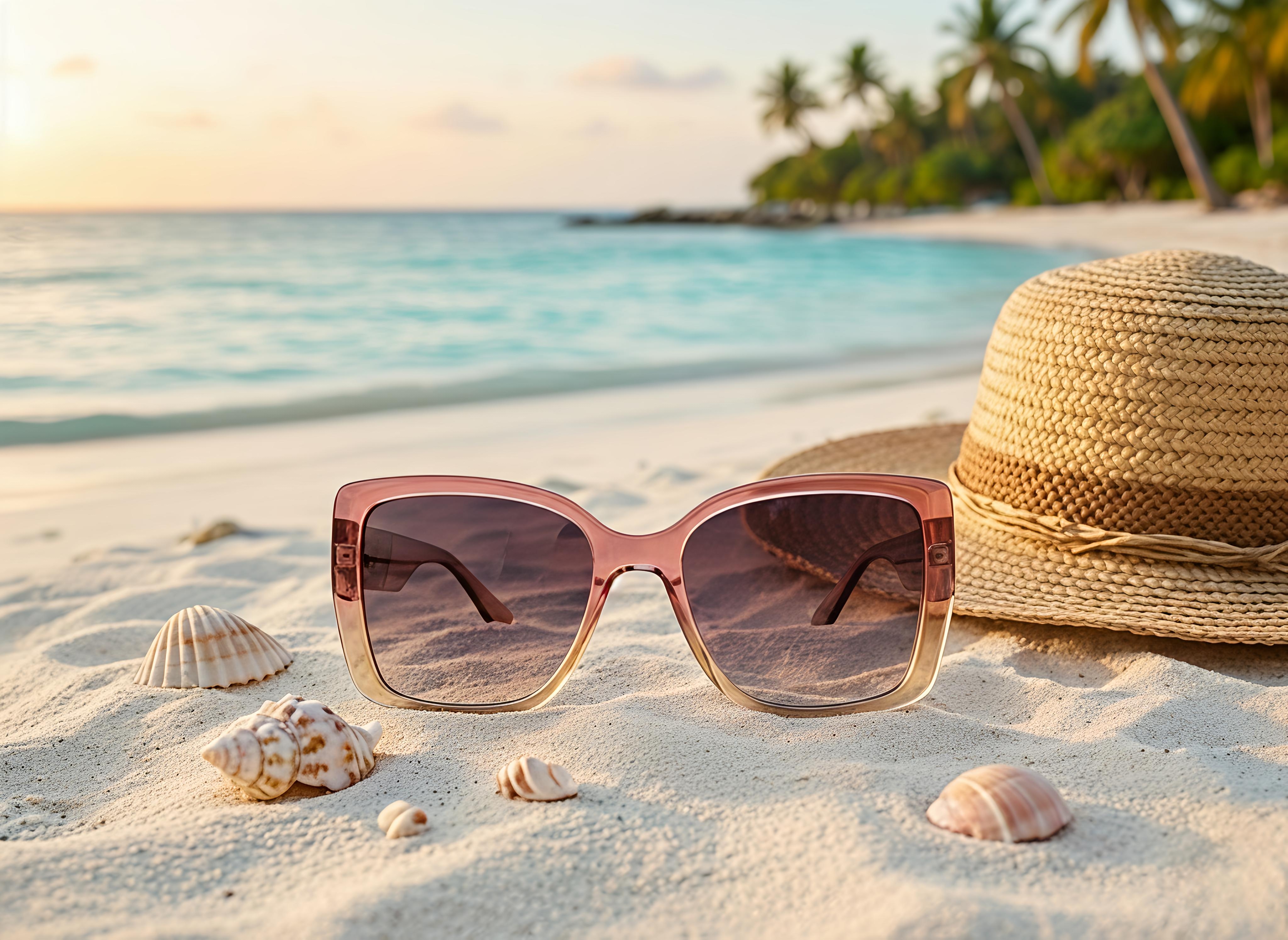 Stylish Oversized Sunglass with Purple Tinted Lenses