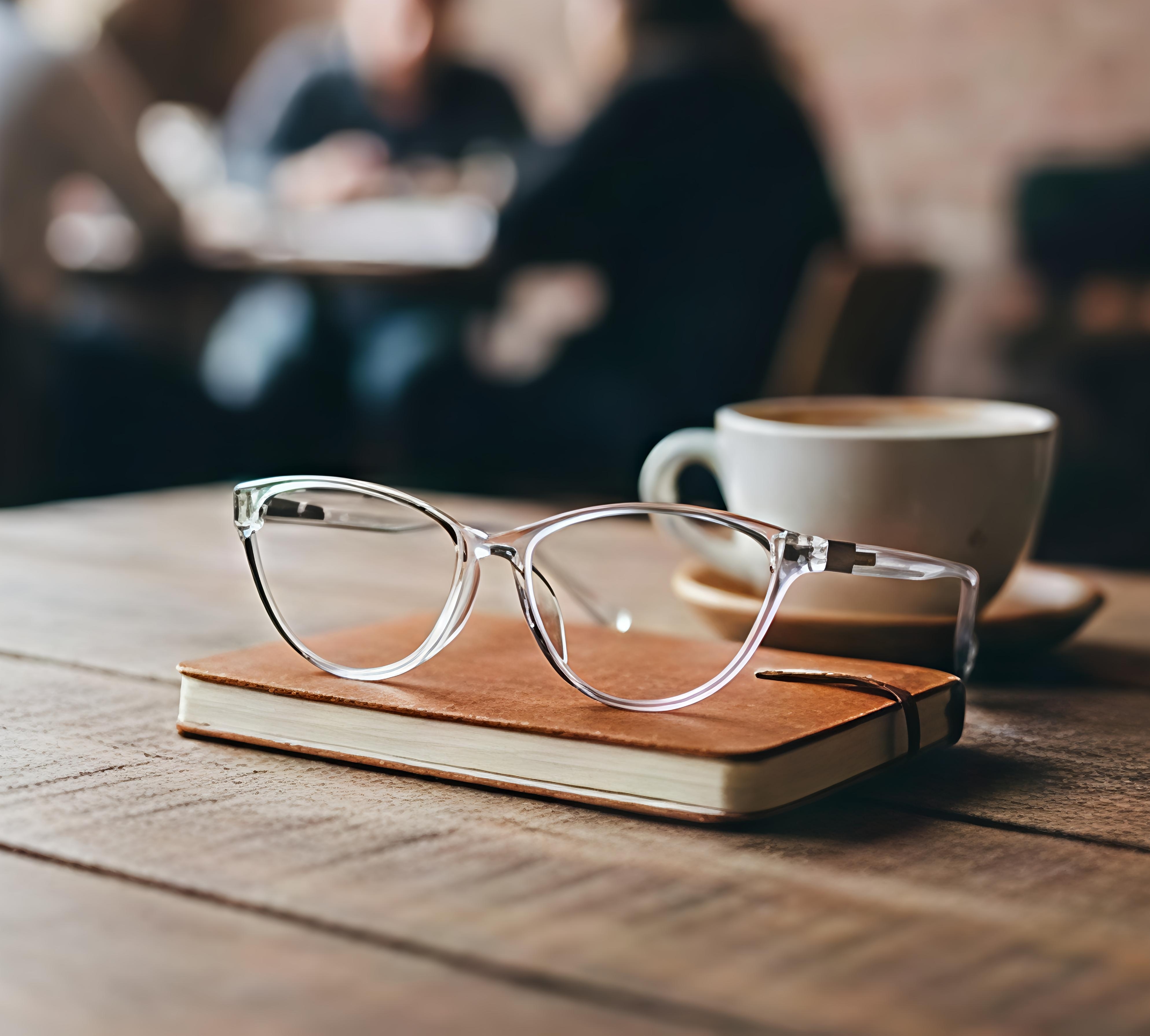 Clear Cat-eye Frame Eyeglasses