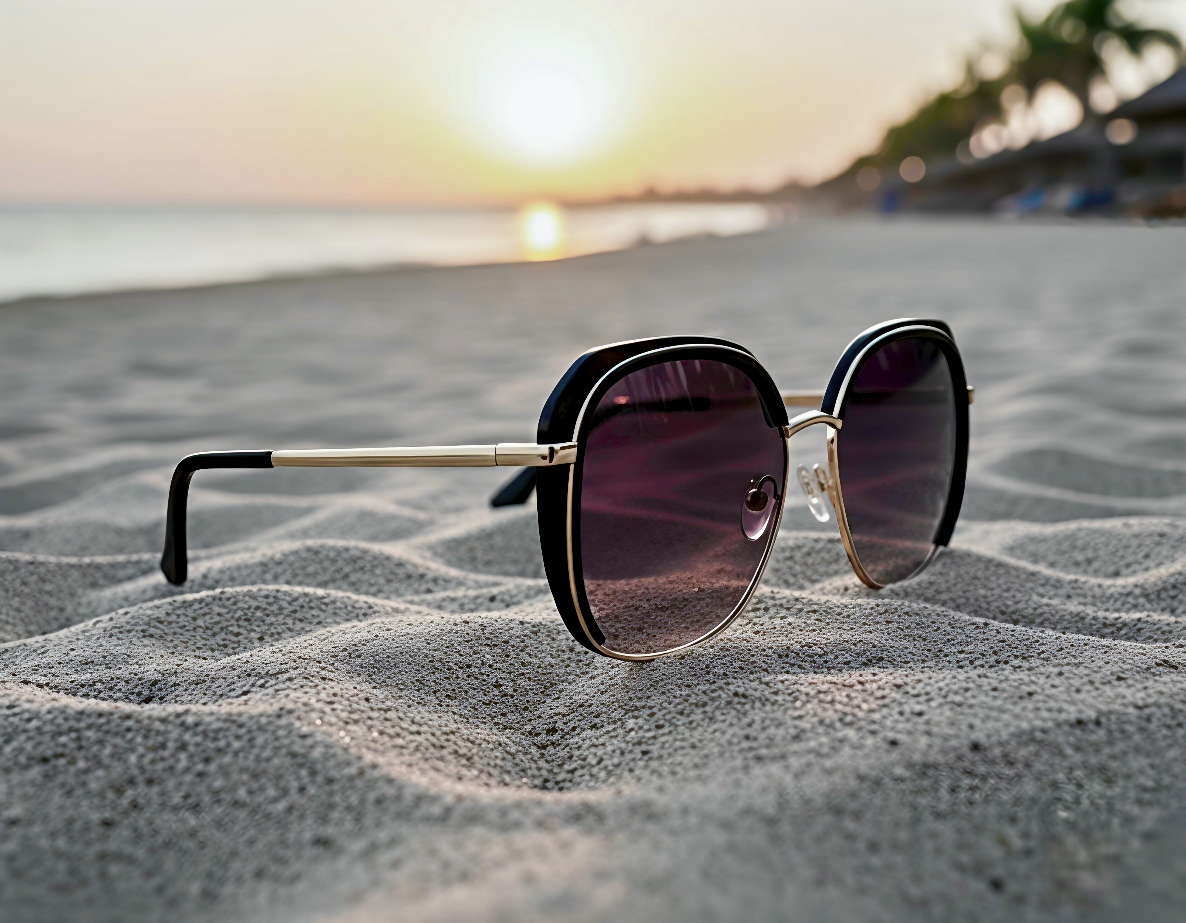 Exclusive Rounded-Square Sunglasses