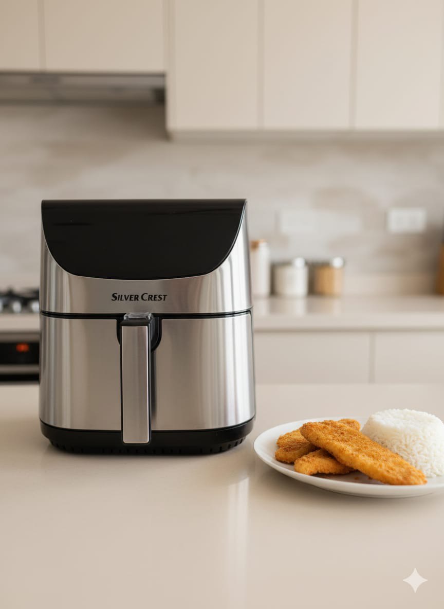 قلاية هوائية دبل هيتر 12.5 لتر silver crest 