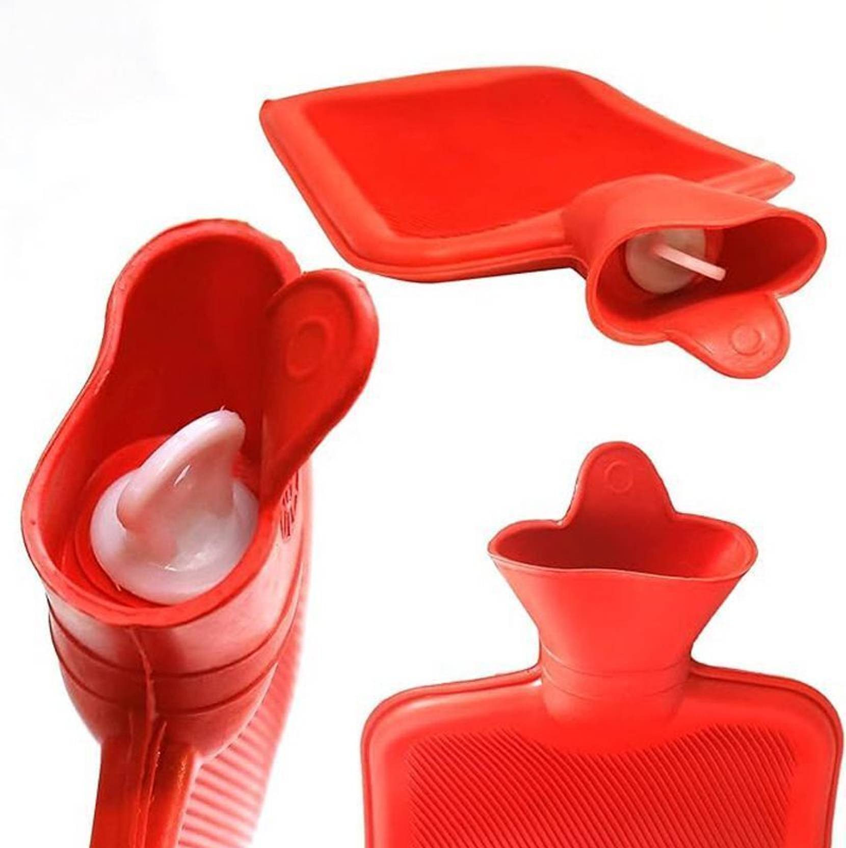 livingcreation Premium Rubber Hot Water Bag for Pain Relief – Leak-Proof Design, 1750 ml Capacity