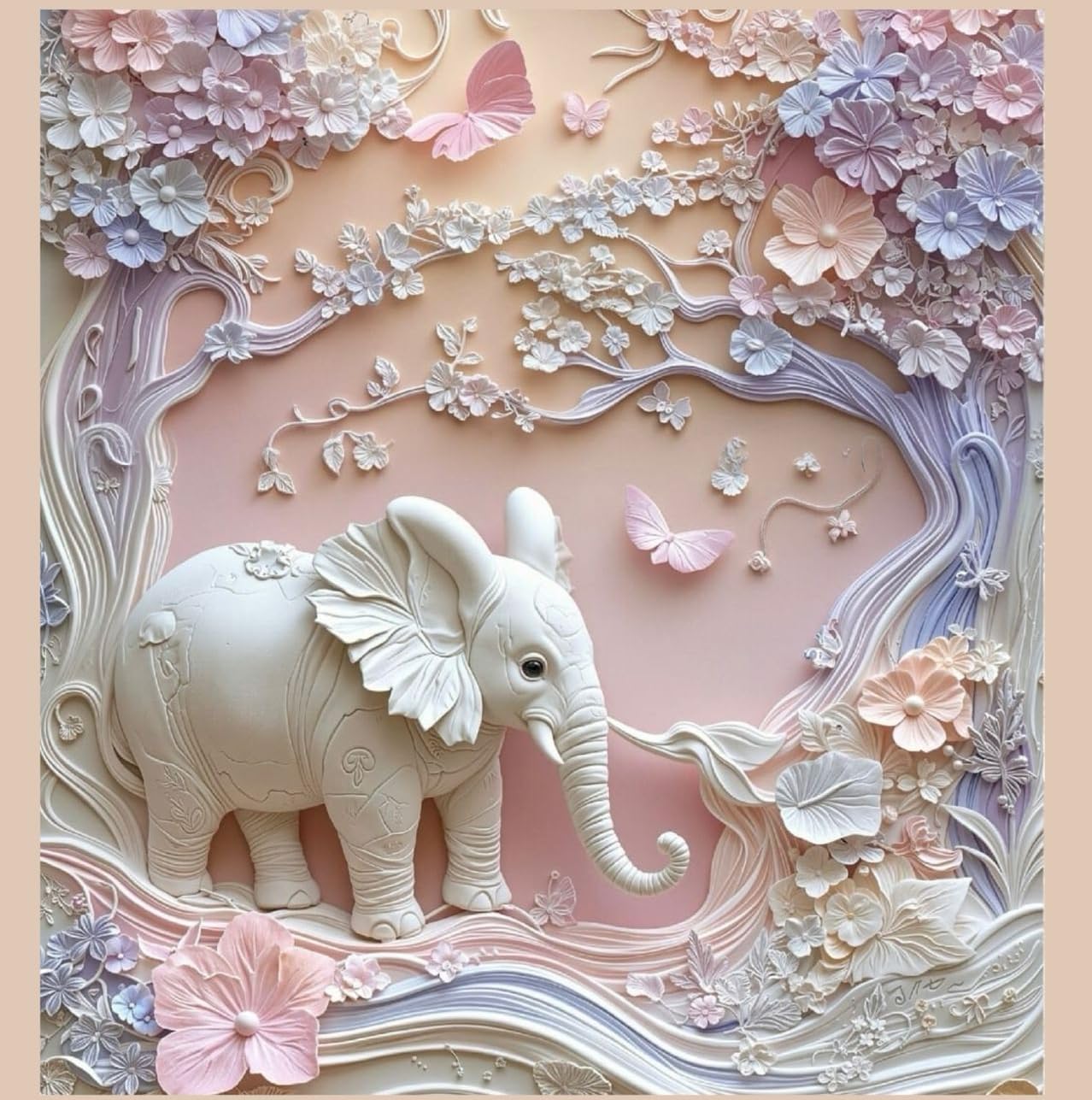 livingcreation Heavy 7D Digital Glace Cotton Printed Flat Double Bedsheet, and 2 Pillow Cover Without Joint II 400 TC,