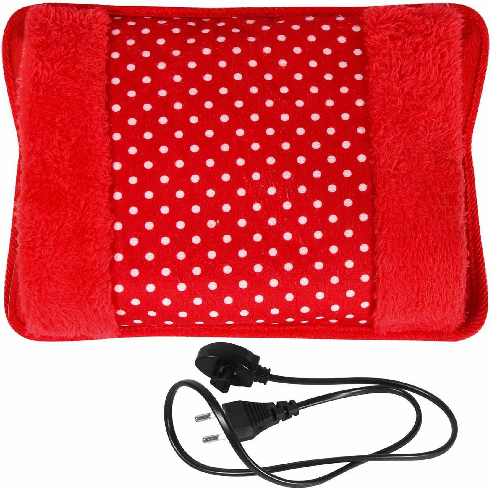 livingcreation Premium Velvet Electric Hot Water Bag with Fast Heating & Soft Plush Comfort