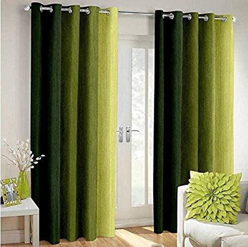 livingcreation Multishaded Room Darkening Polyester Eyelet Curtains for Living Room & Bedroom Pack of 1