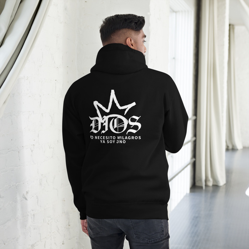 SER DIOS – SIN MILAGROS | Sudadera con capucha unisex